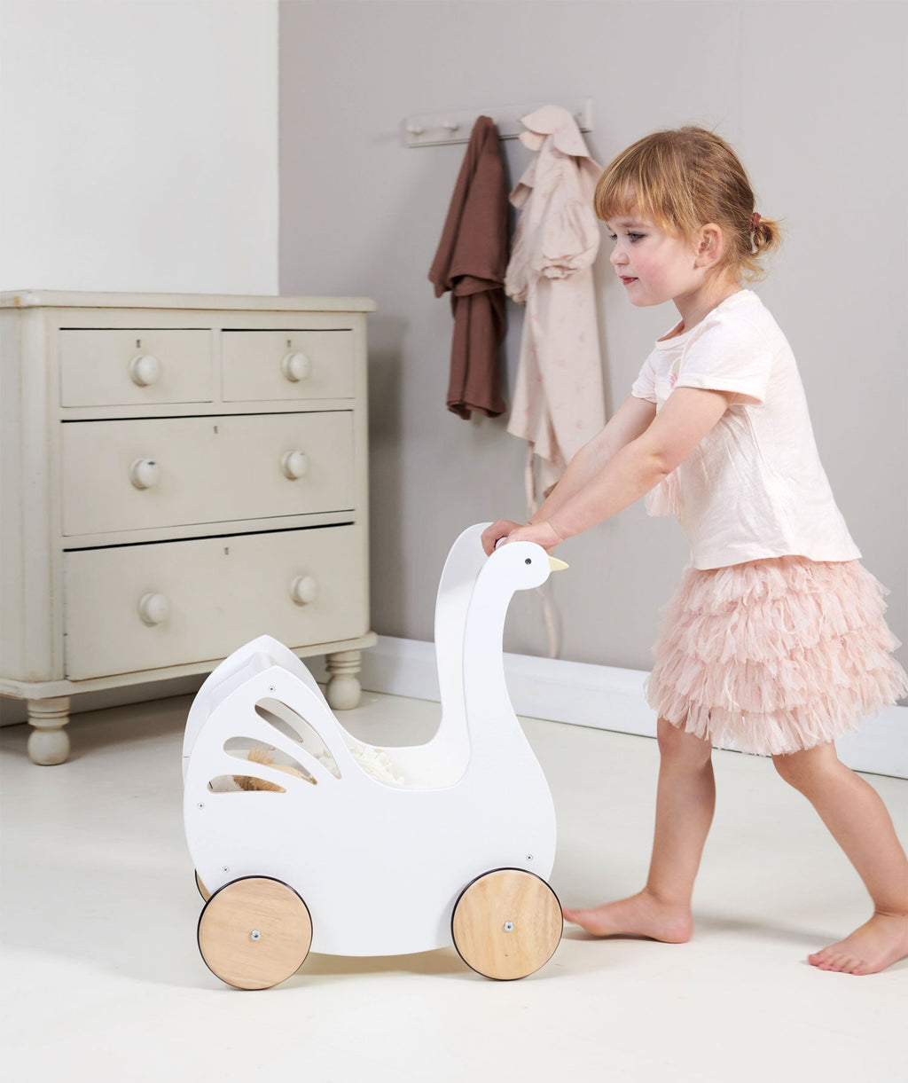 Tender Leaf Sweet Swan Pram | Playroom Avenue