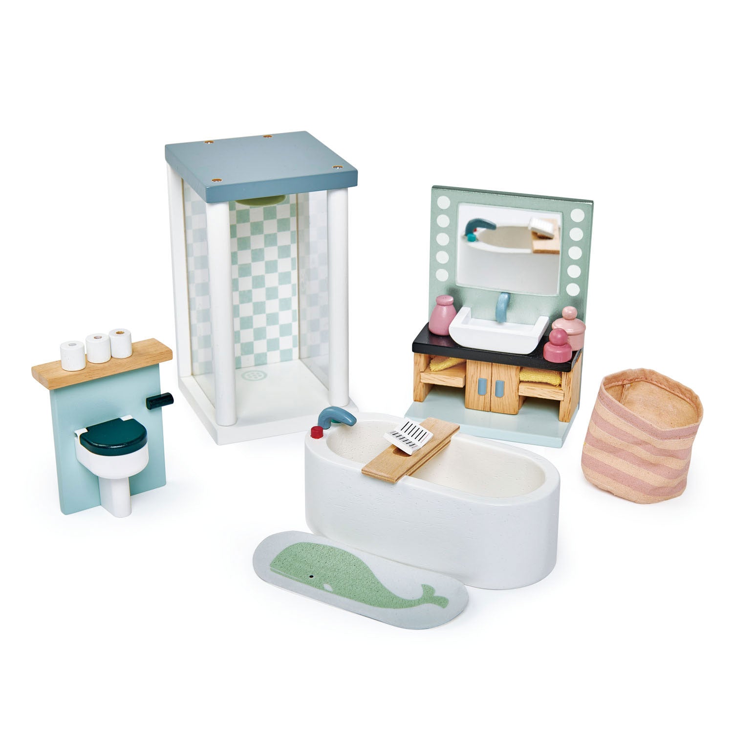 Tender Leaf Dolls House Bathroom Furniture | Playroom Avenue