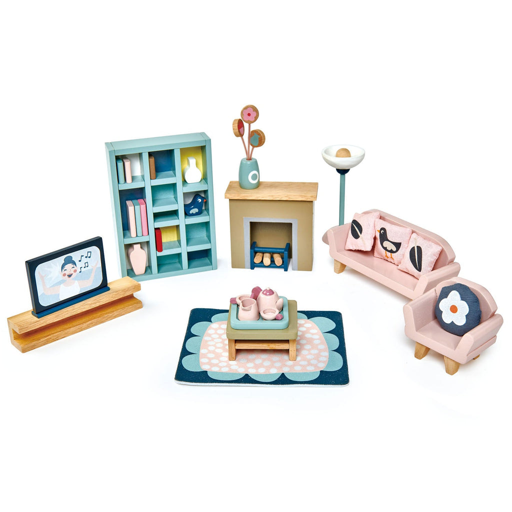 Tender Leaf Dolls House Sitting Room Furniture | Playroom Avenue