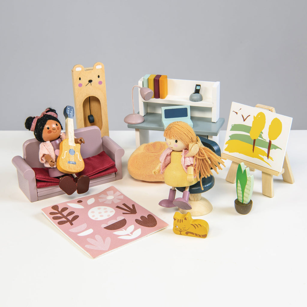 Tender Leaf Dolls House Study Furniture | Playroom Avenue