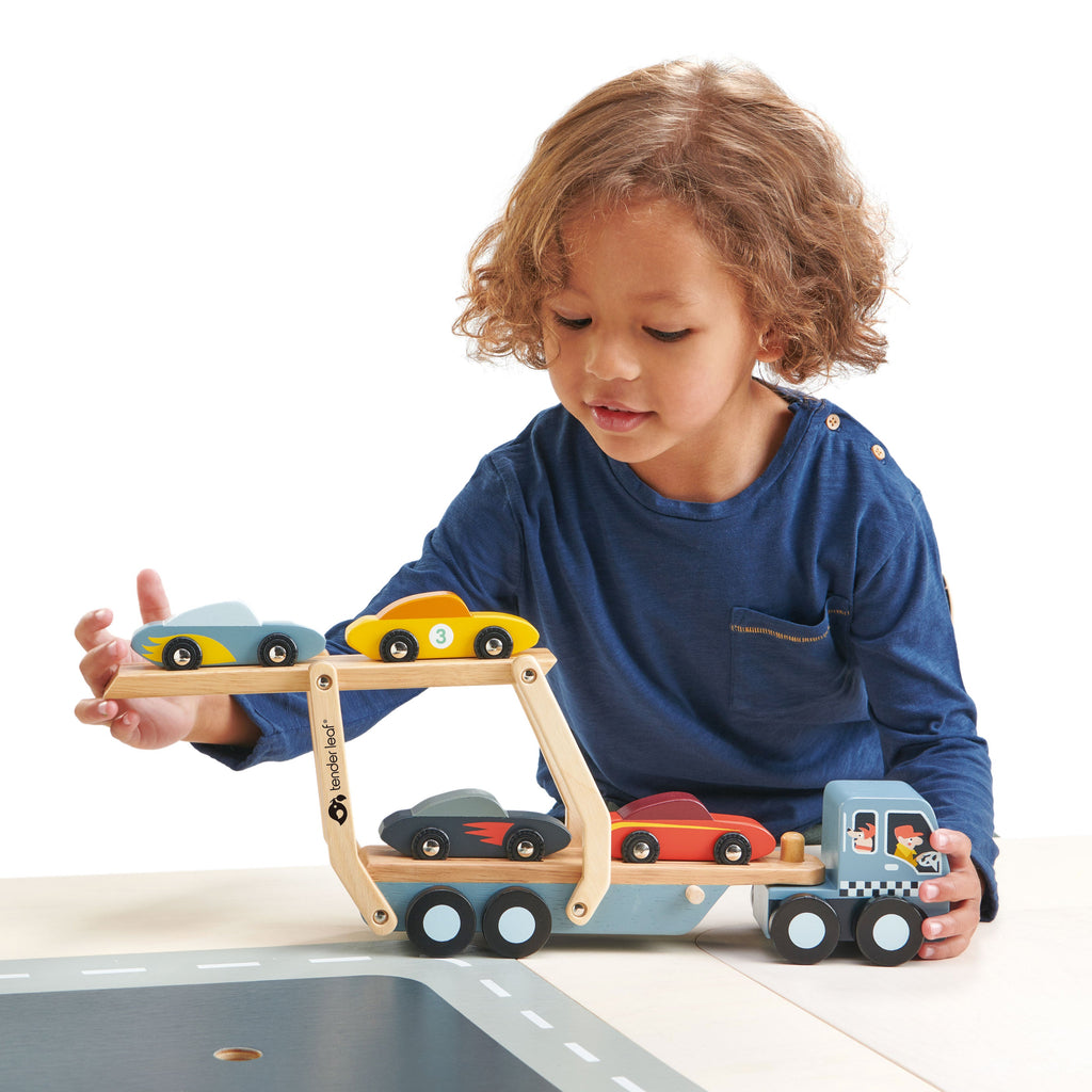 Tender Leaf Car Transporter - Playroom Avenue