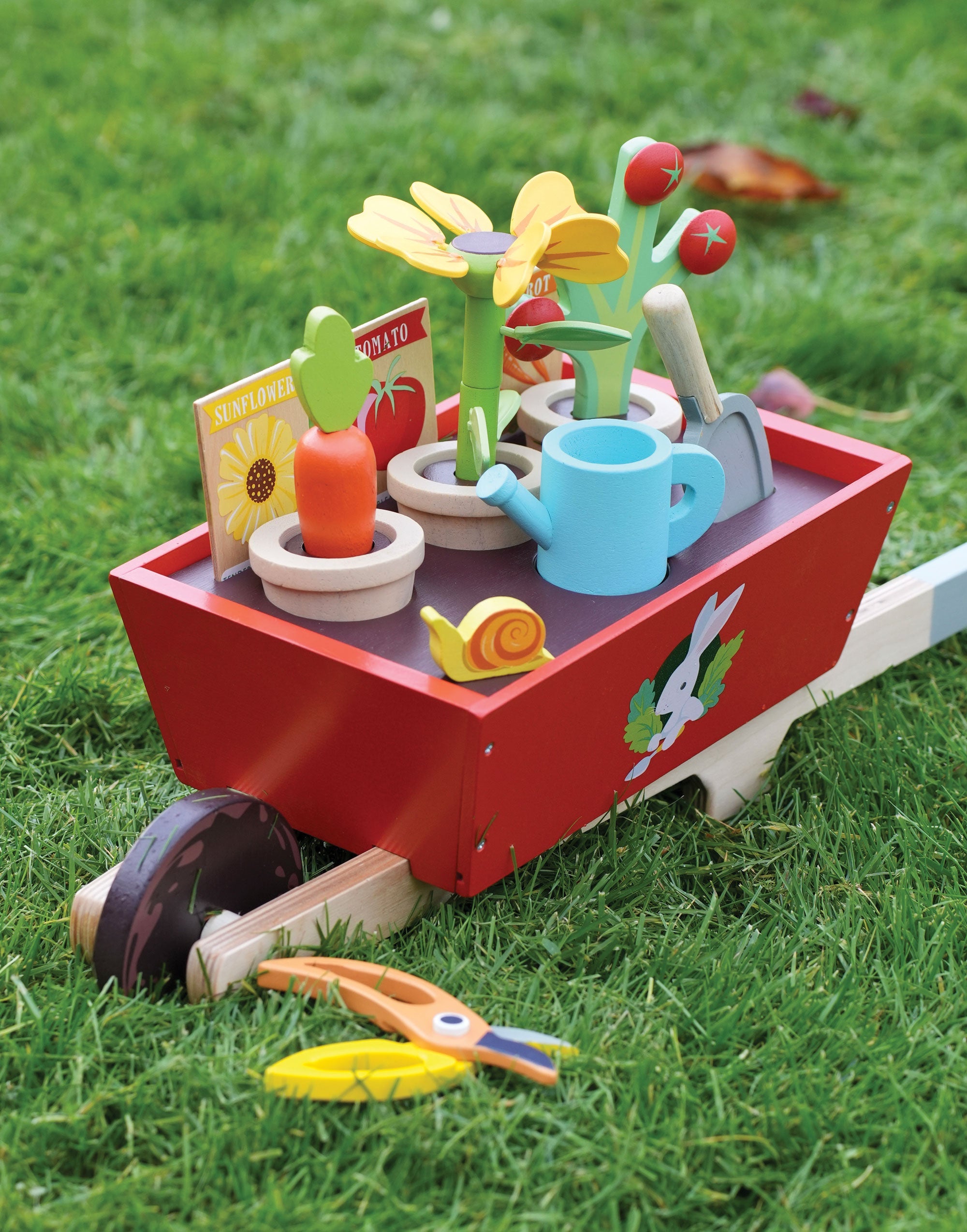 Tender Leaf Garden Wheelbarrow Set | Playroom Avenue