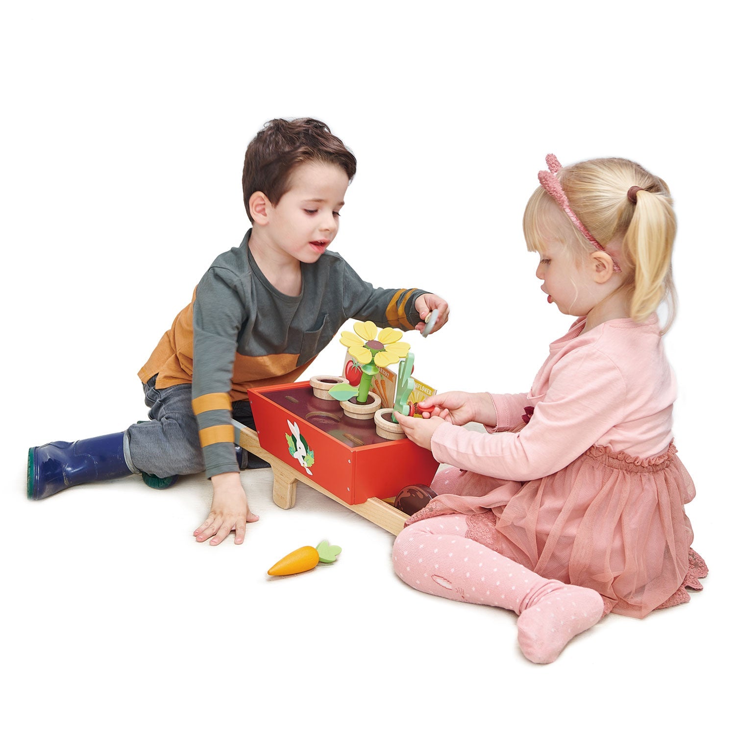 Tender Leaf Toys Garden Wheelbarrow Set