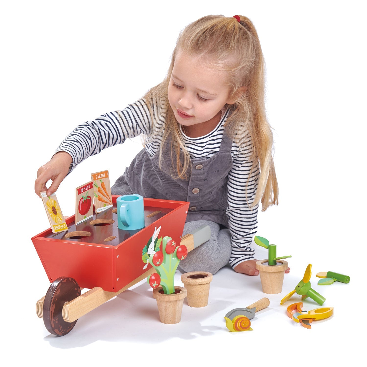 Tender Leaf Garden Wheelbarrow Set | Playroom Avenue