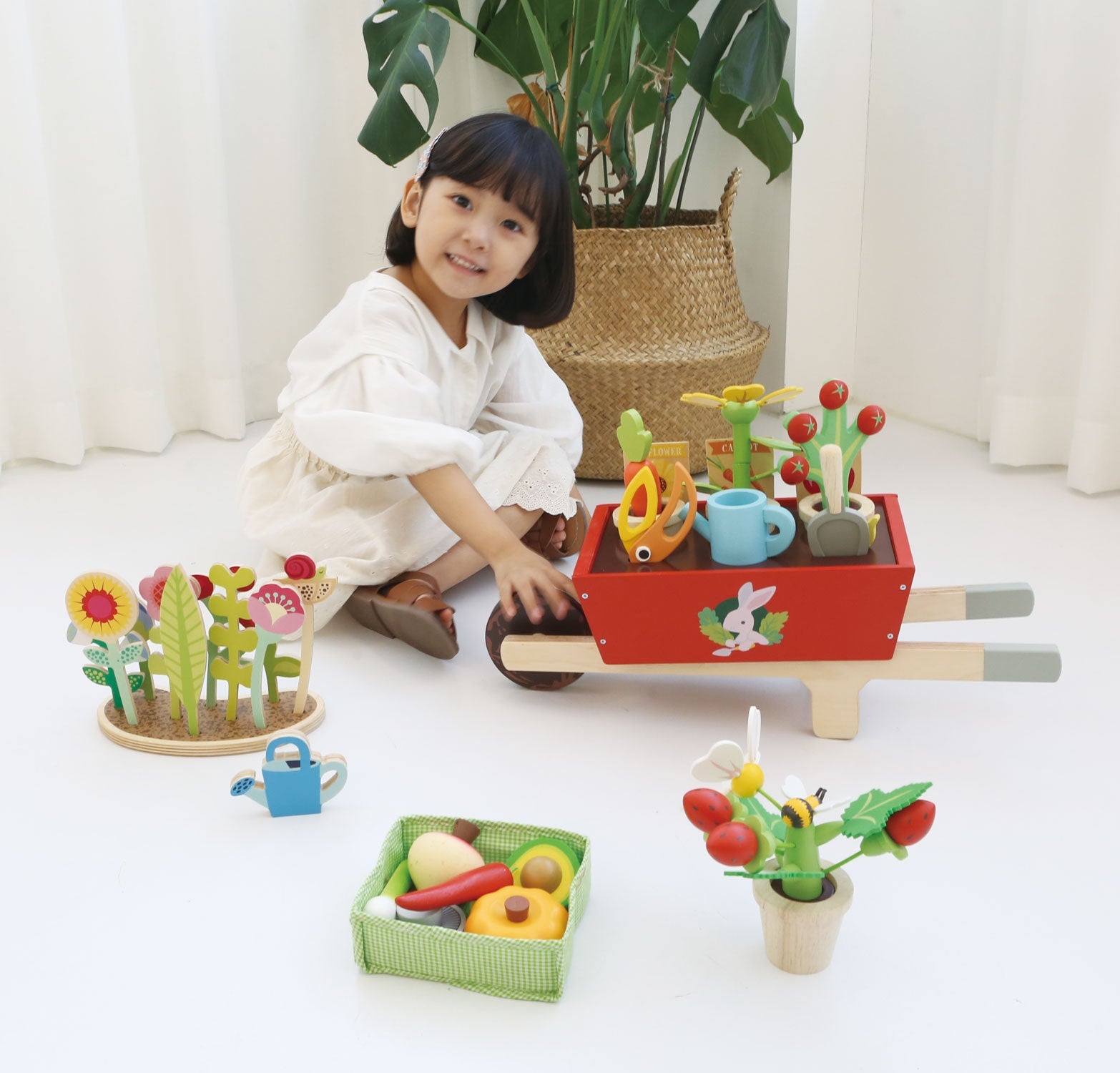 Tender Leaf Garden Wheelbarrow Set | Playroom Avenue