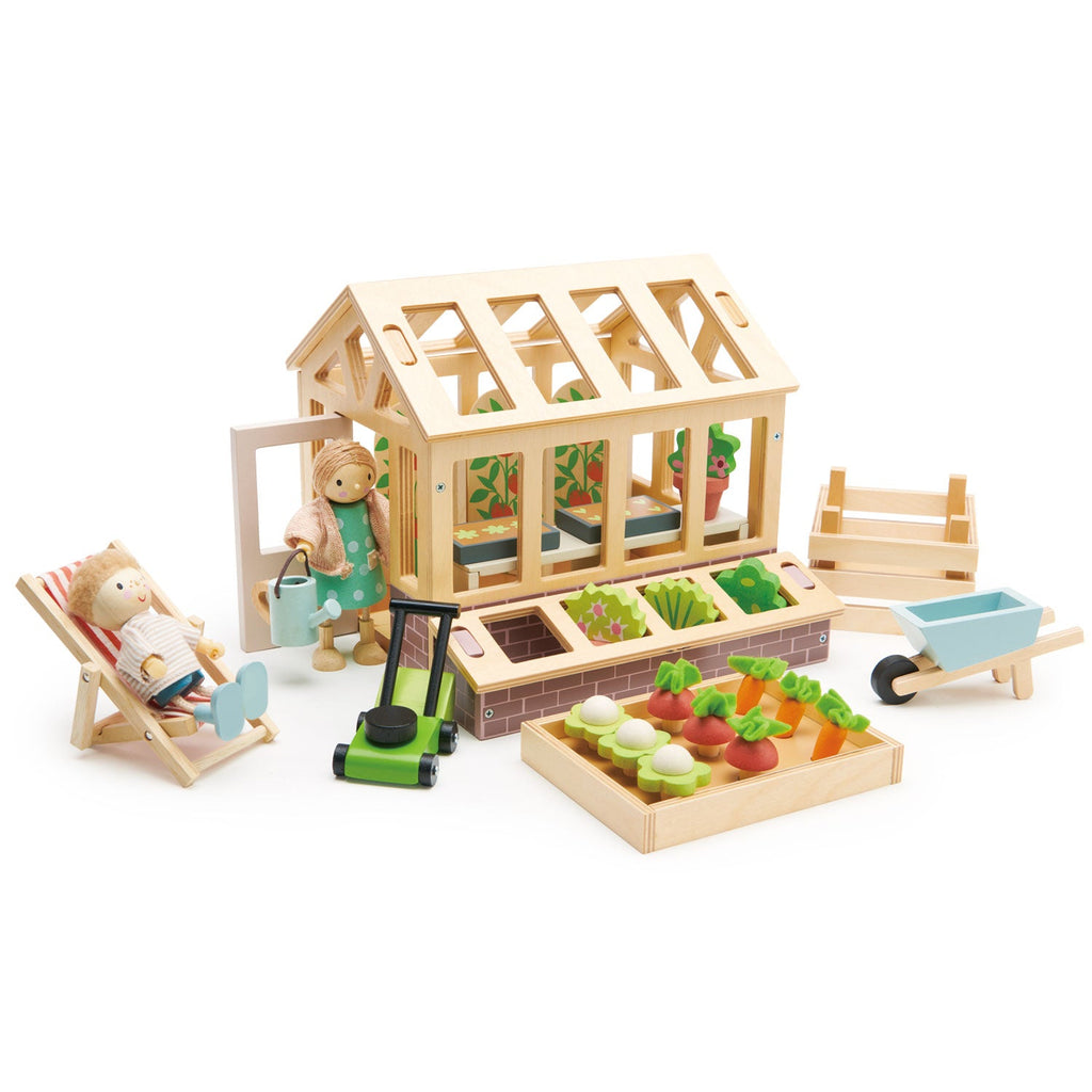 Tender Leaf Greenhouse and Garden Set | Playroom Avenue