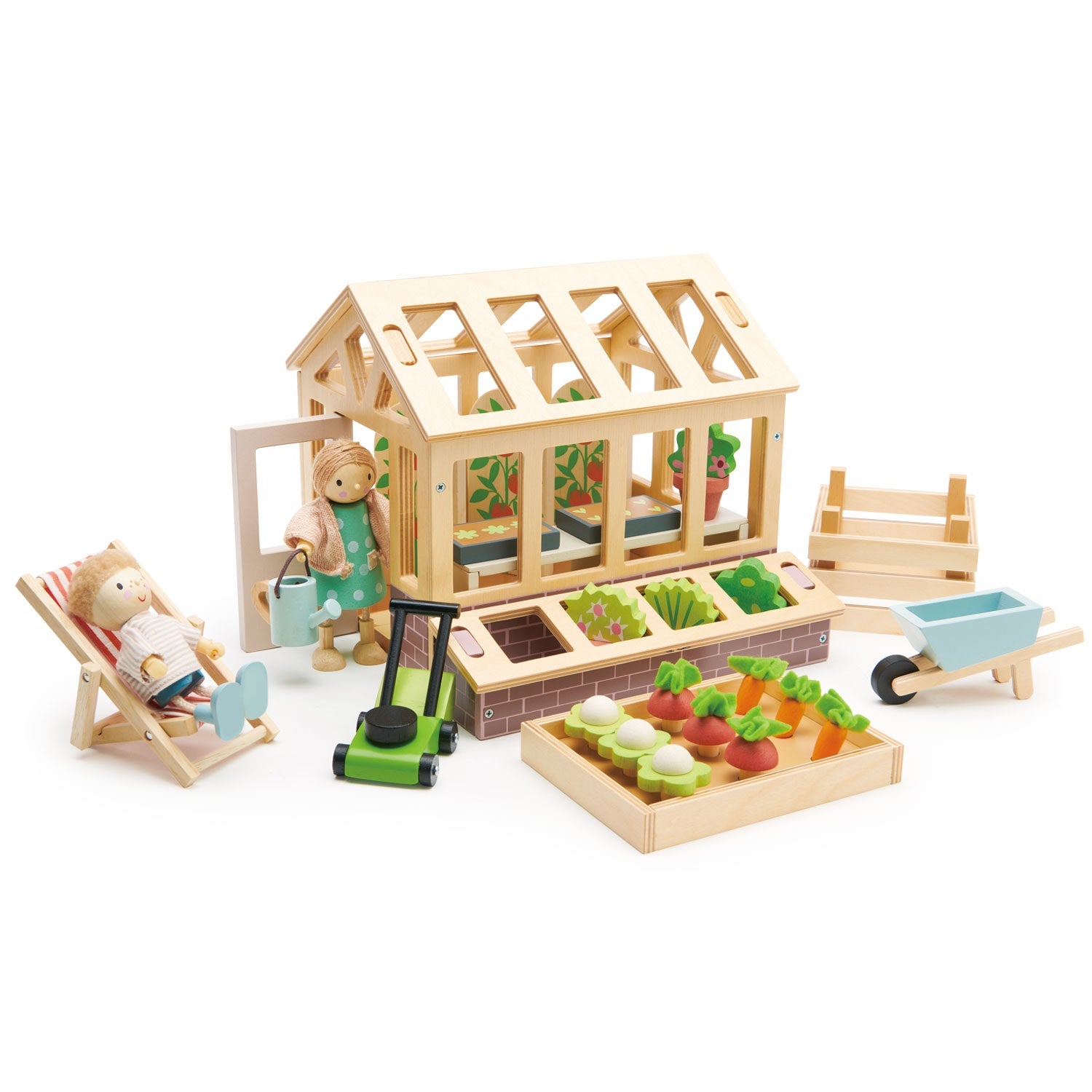 Tender Leaf Greenhouse and Garden Set | Playroom Avenue