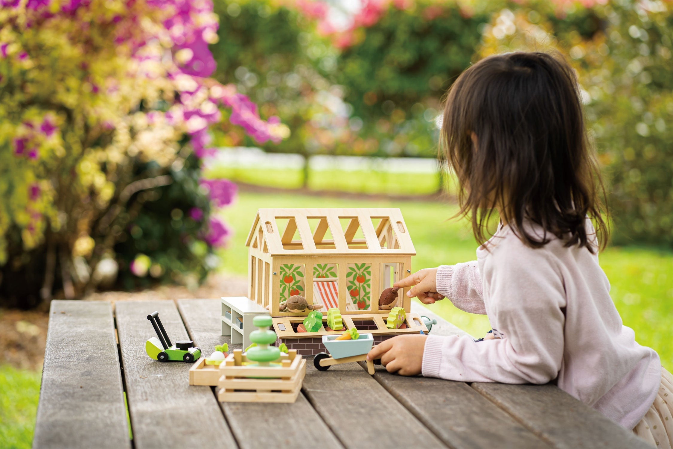 Tender Leaf Toys Greenhouse and Garden Set