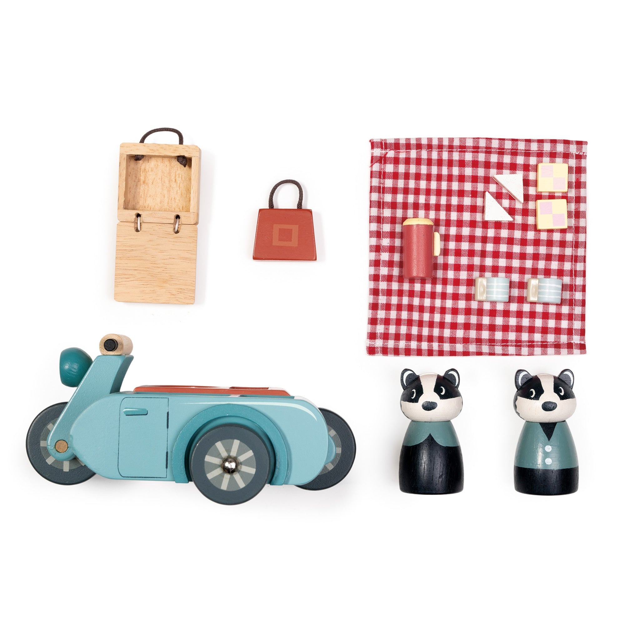 Tender Leaf Badger Picnic Motorbike Ride | Playroom Avenue