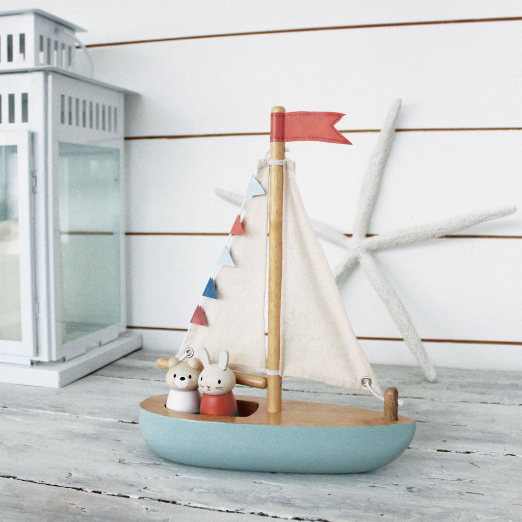 Tender Leaf Sailaway Boat | Playroom Avenue