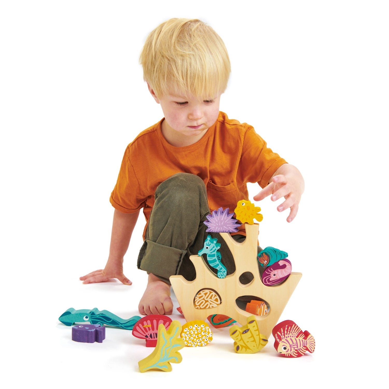 Tender Leaf Stacking Coral Reef | Playroom Avenue