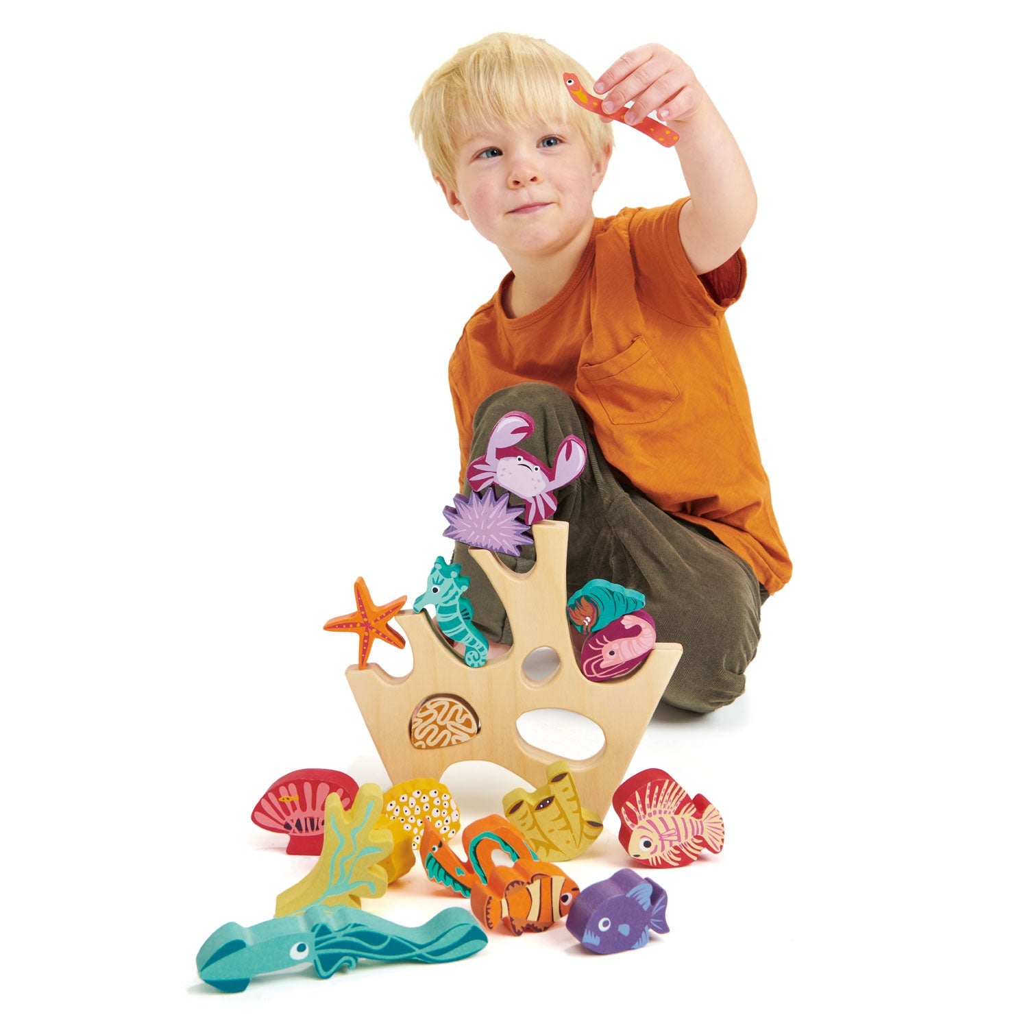 Tender Leaf Stacking Coral Reef | Playroom Avenue