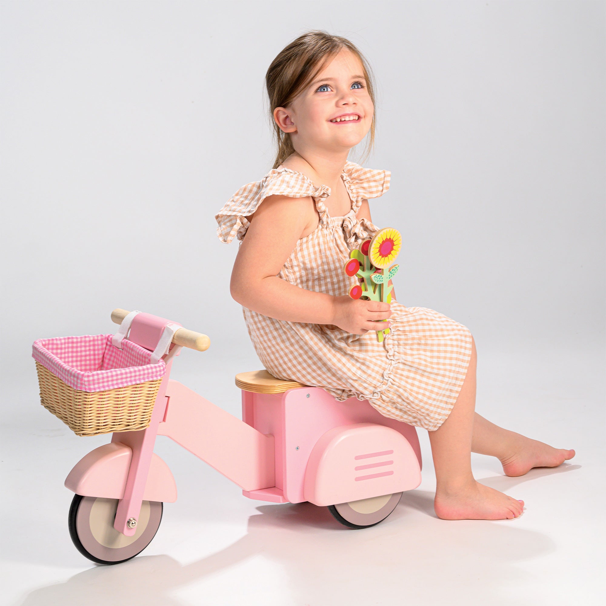 Tender Leaf Scooter with Basket - Playroom Avenue