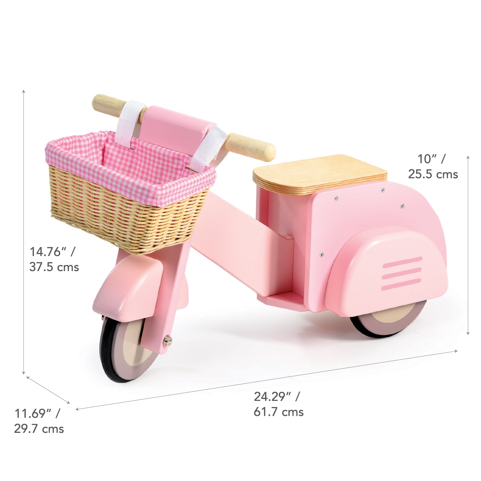 Tender Leaf Scooter with Basket - Playroom Avenue