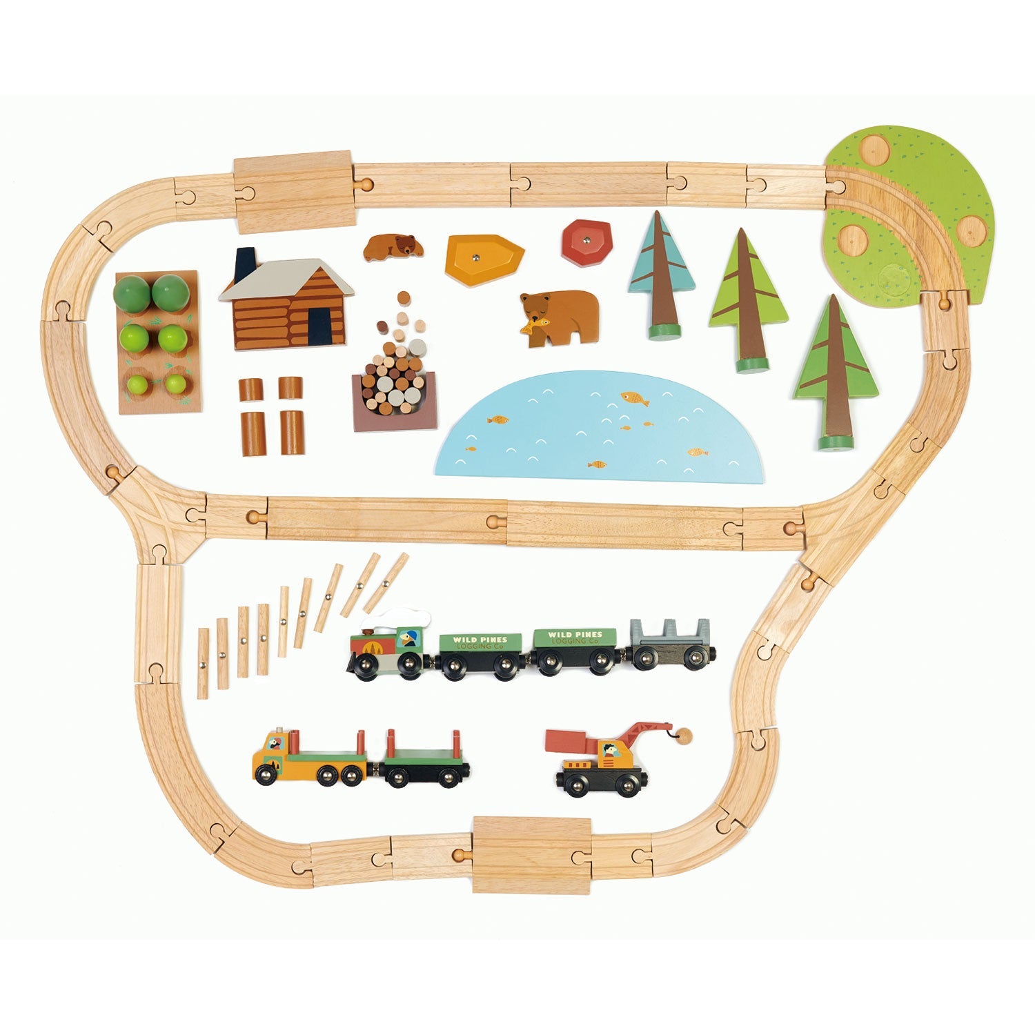 Tender Leaf Wild Pines Train Set | Playroom Avenue