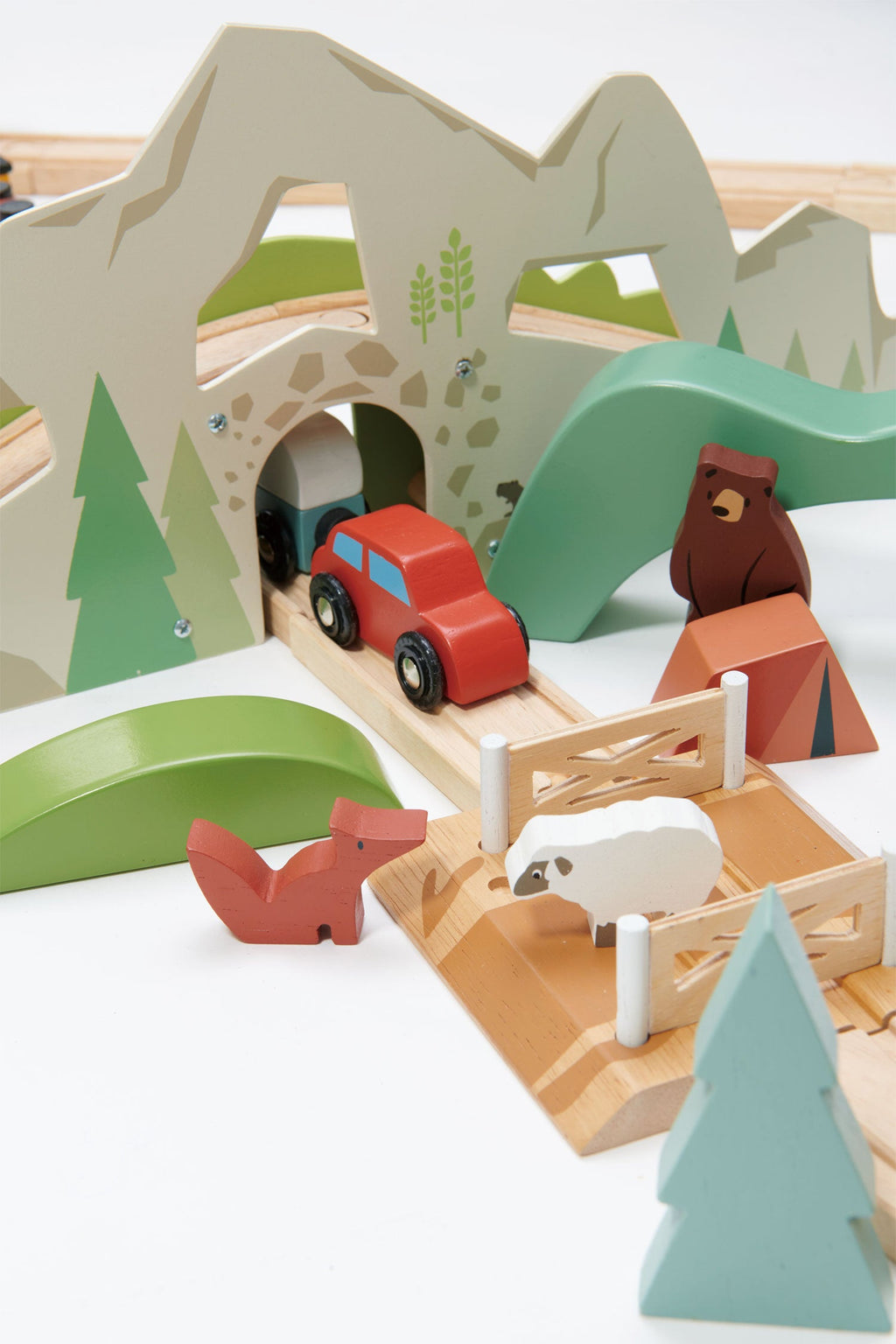 Tender Leaf Mountain View Train set | Playroom Avenue