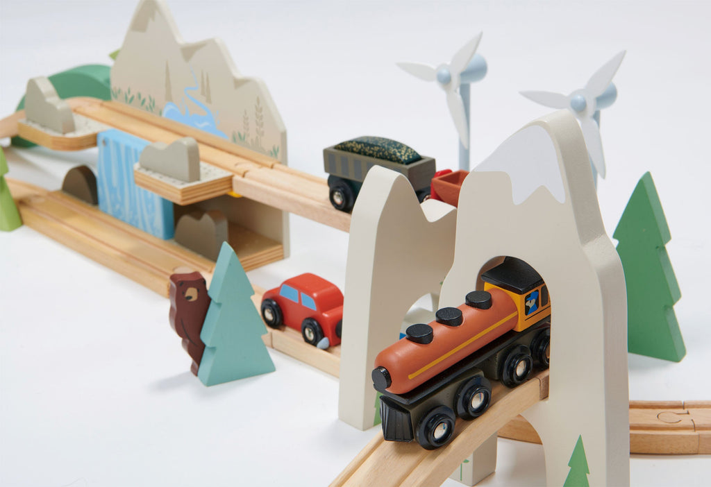 Tender Leaf Mountain View Train set | Playroom Avenue