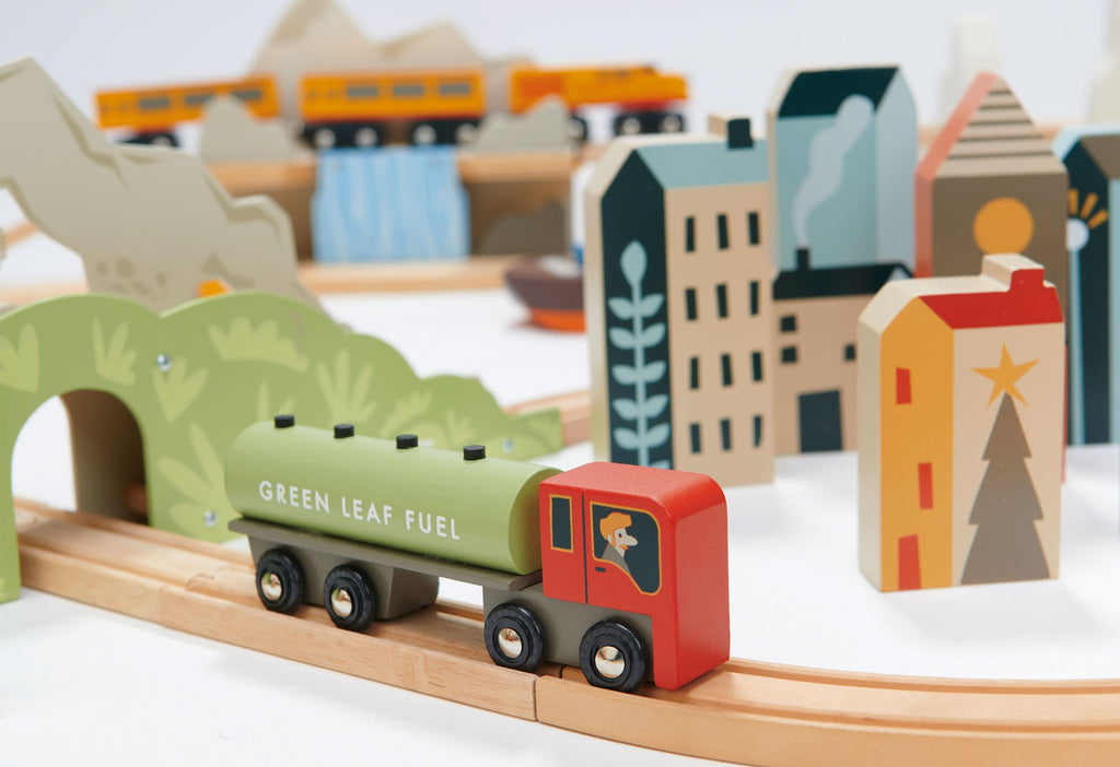 Tender Leaf Mountain View Train set | Playroom Avenue