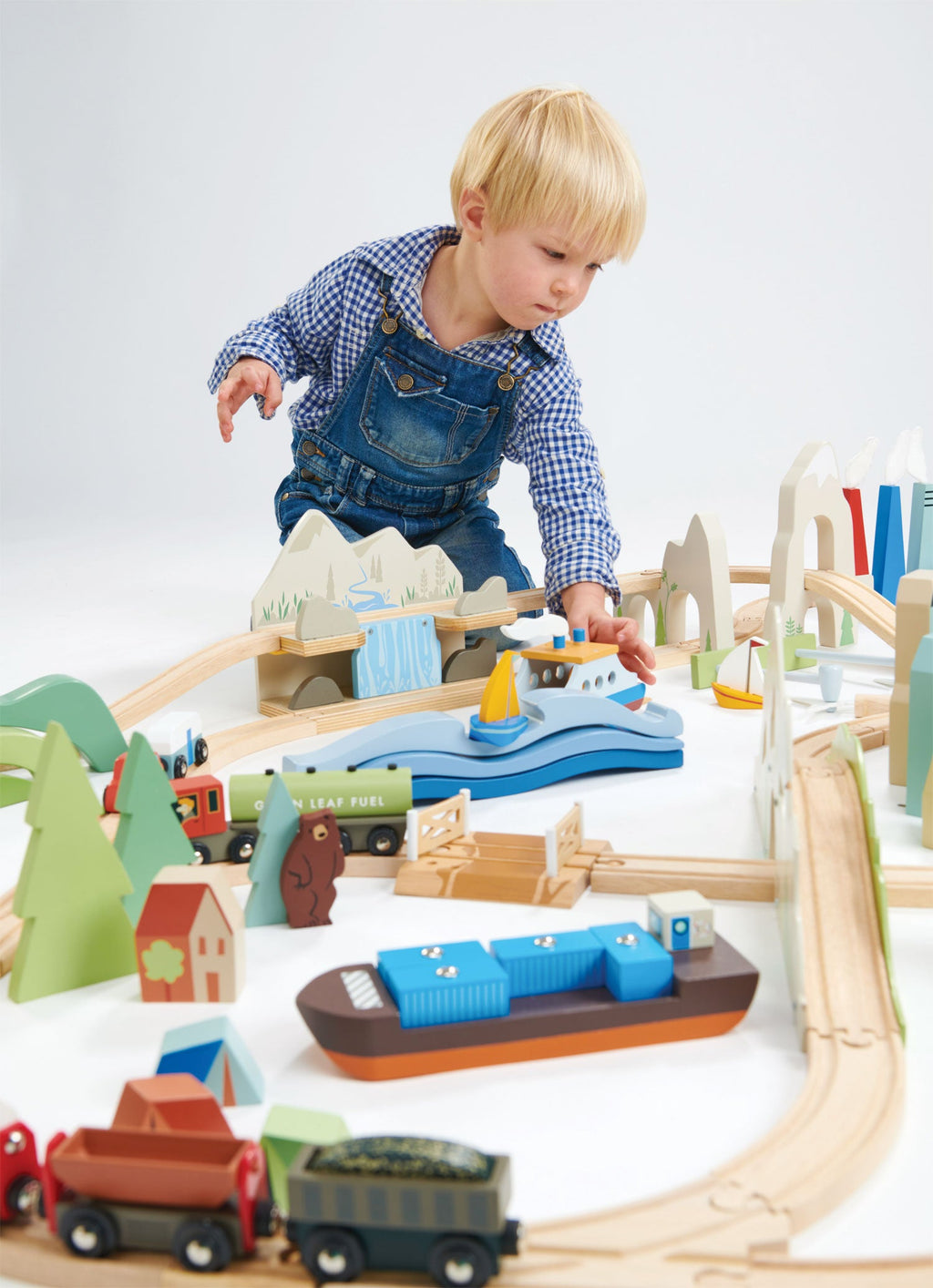 Tender Leaf Mountain View Train set | Playroom Avenue