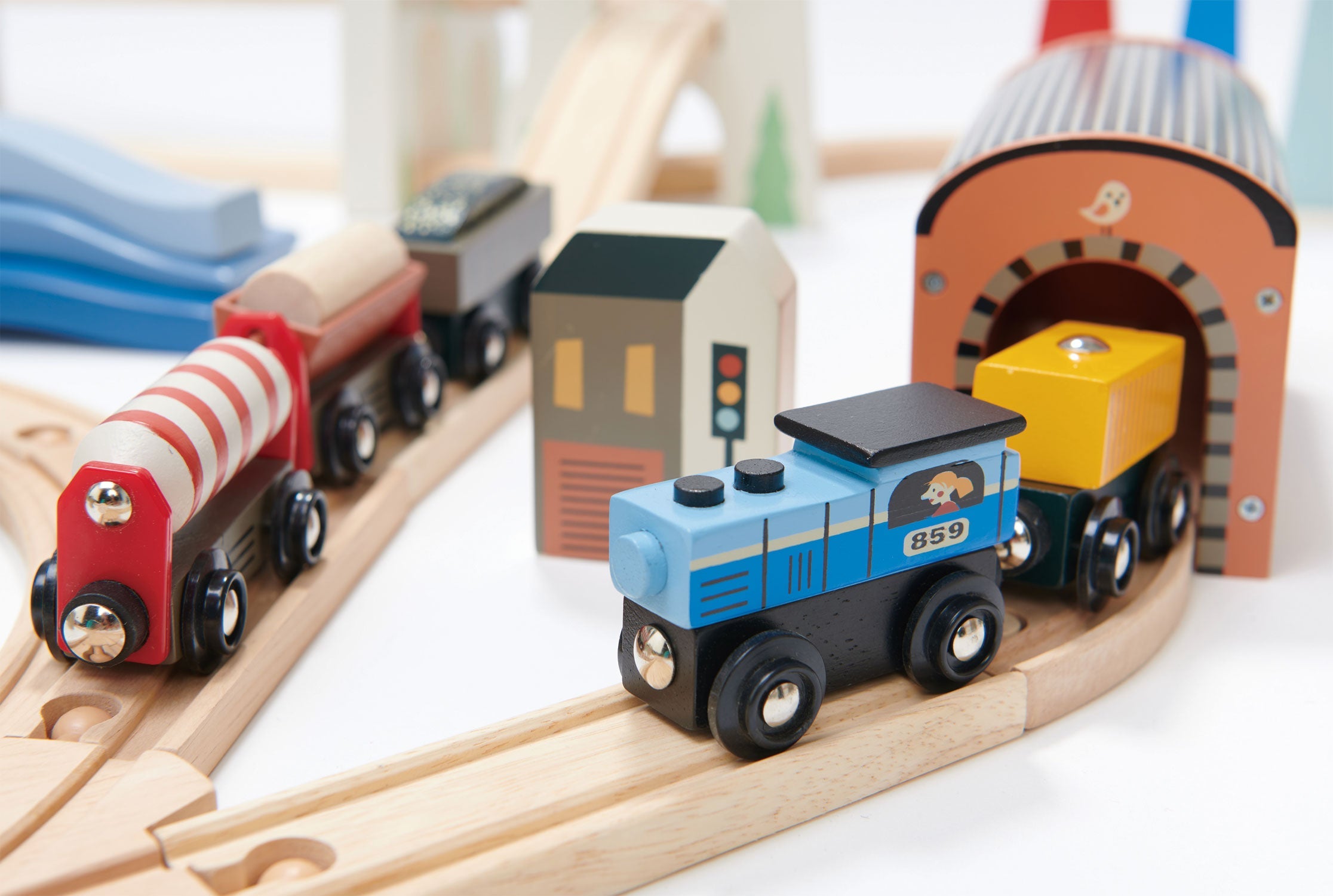 Tender Leaf Mountain View Train set | Playroom Avenue