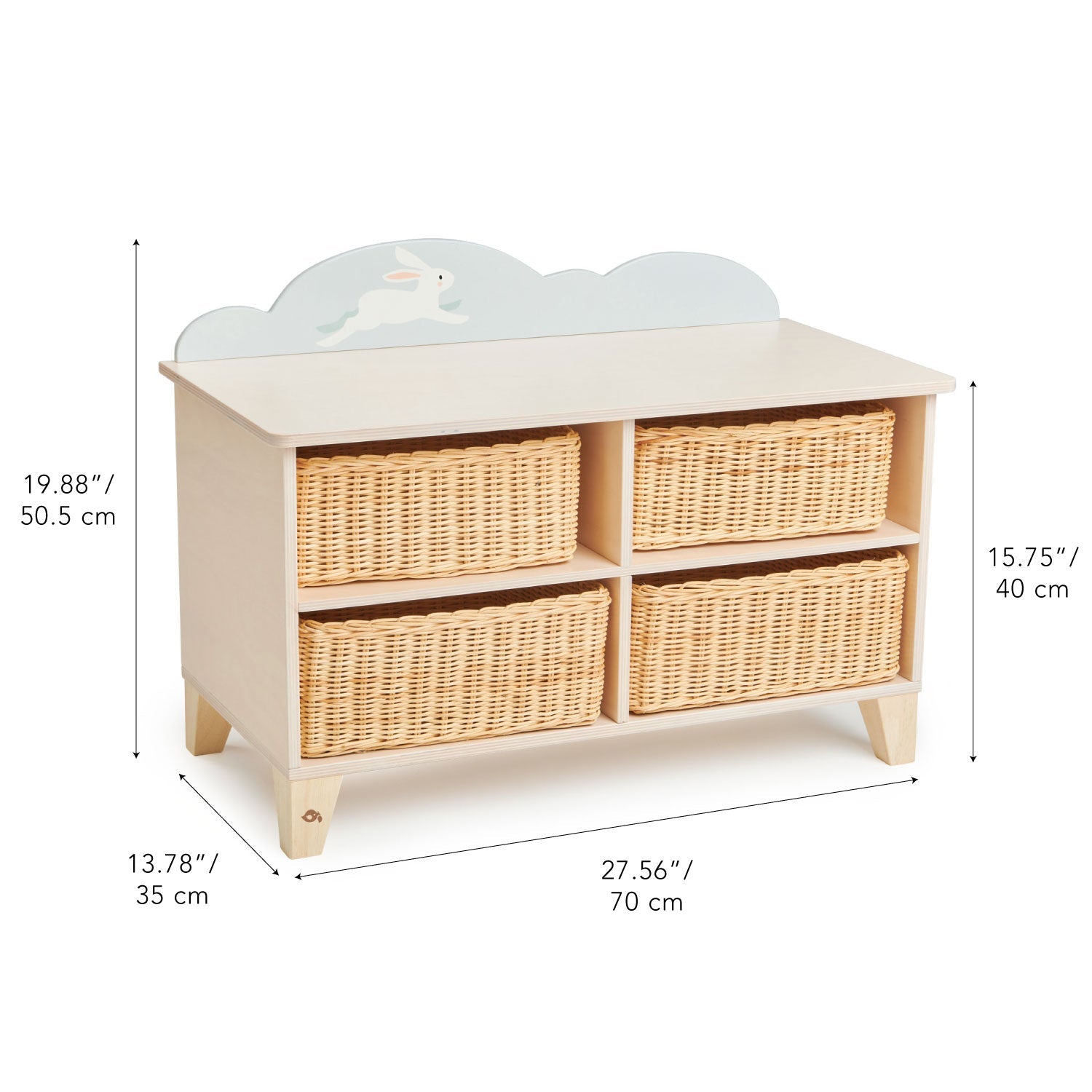 Tender Leaf Bunny Storage Unit | Playroom Avenue