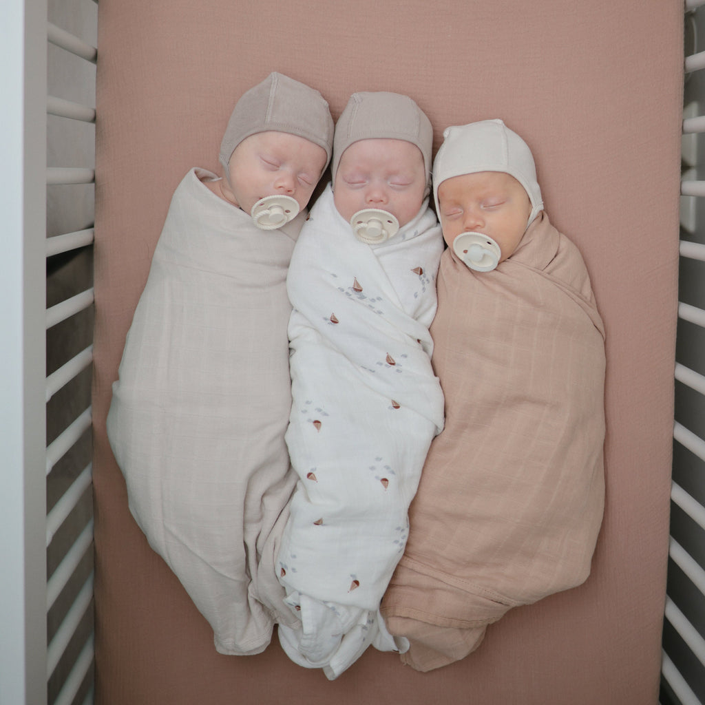 Mushie Organic Cotton Muslin Swaddle Blanket | Playroom Avenue