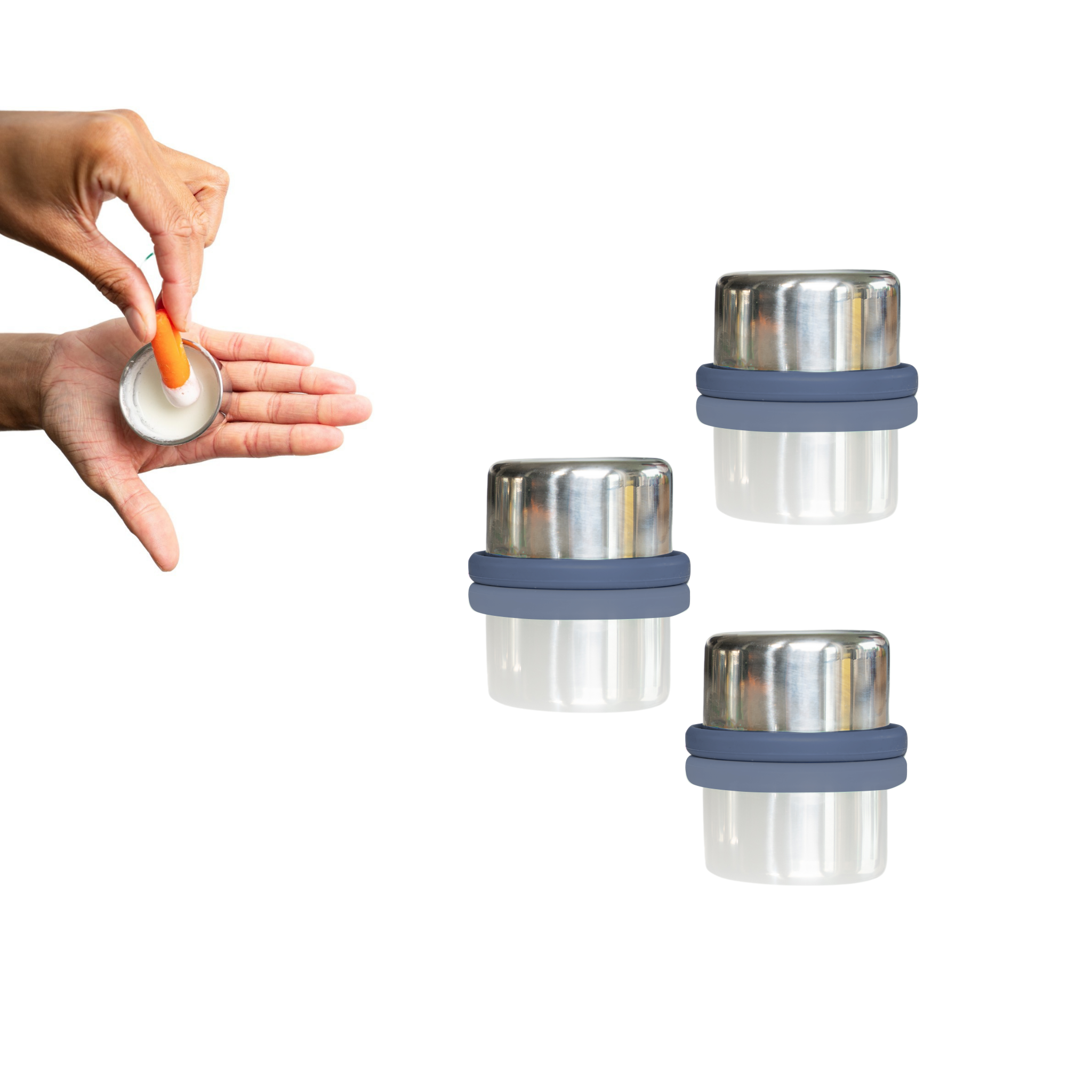 The Good Kiind Small Round Container (single) NAVY | Playroom Avenue