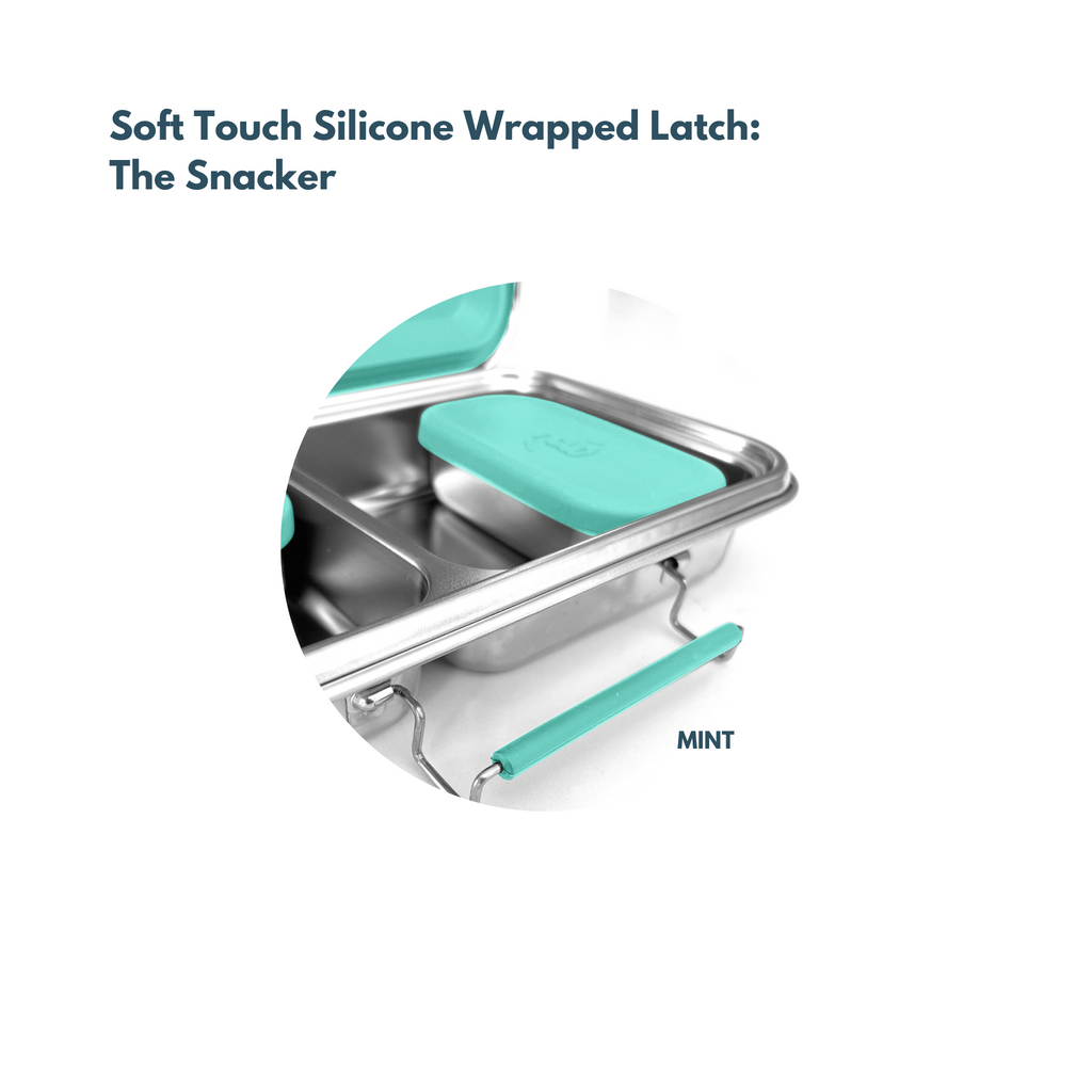 The Good Kiind Soft Touch Silicone Wrapped Latch: The Snacker™ | Playroom Avenue
