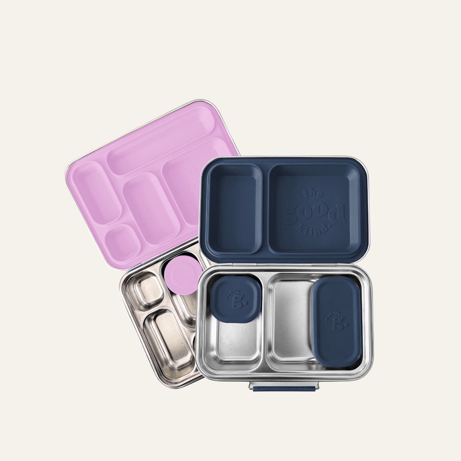 The Good Kiind Bundle: The Snacker™ + The Explorer™ Lavender Explorer + Navy Snacker (sold out - restock late spring) | Playroom Avenue