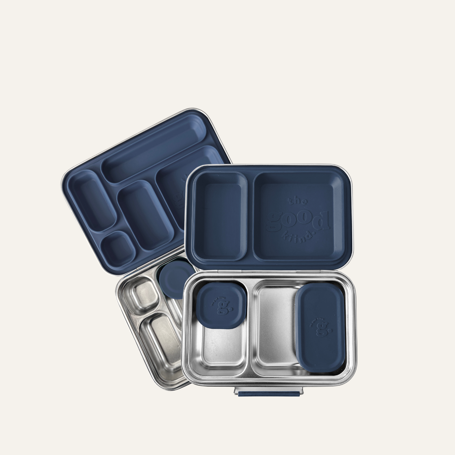 The Good Kiind Bundle: The Snacker™ + The Explorer™ Navy Explorer + Navy Snacker | Playroom Avenue