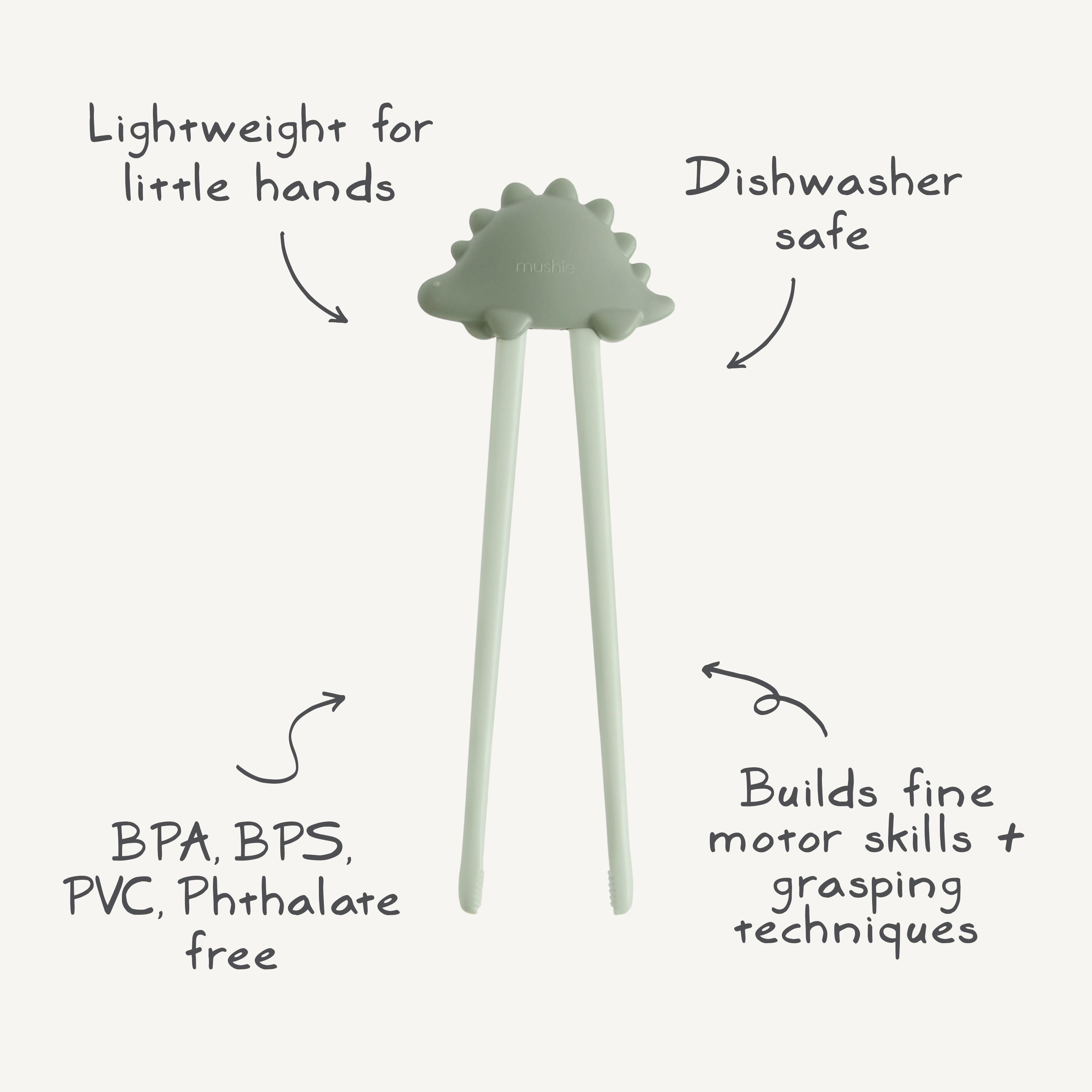 Mushie Training Chopsticks | Playroom Avenue