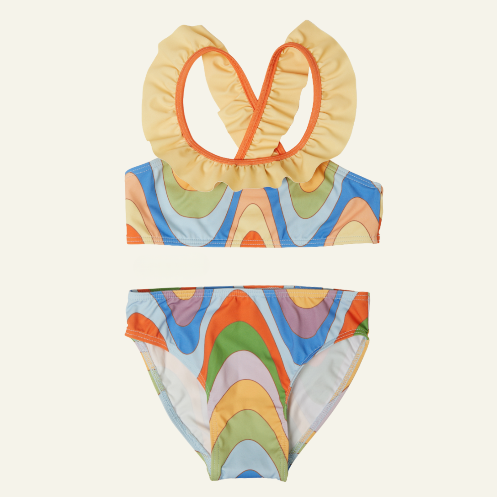 Mon Coeur Groovy Ruffle Bikini | Playroom Avenue