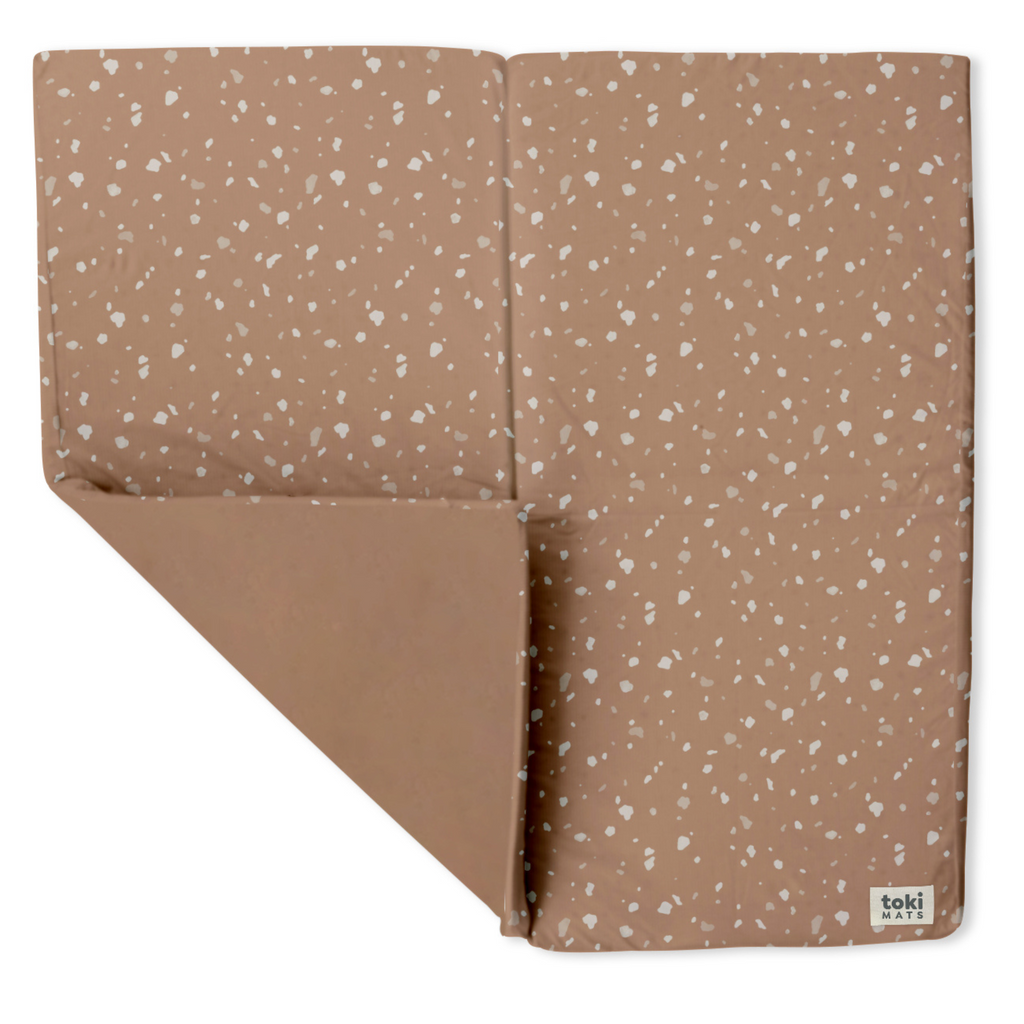 Toki Kids Terrazzo Clay Organic Cotton Mat Standard | Playroom Avenue