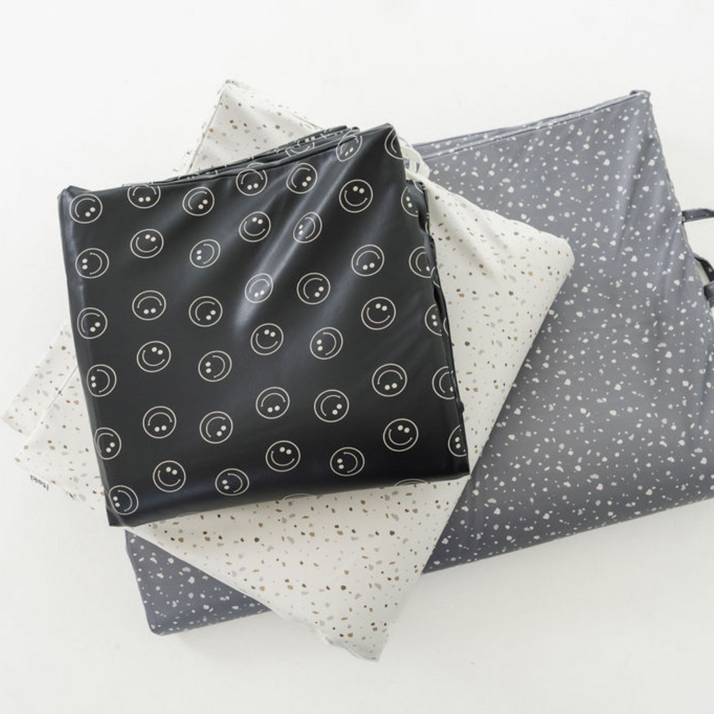 Toki Kids Terrazzo Slate Vegan Leather Mat | Playroom Avenue