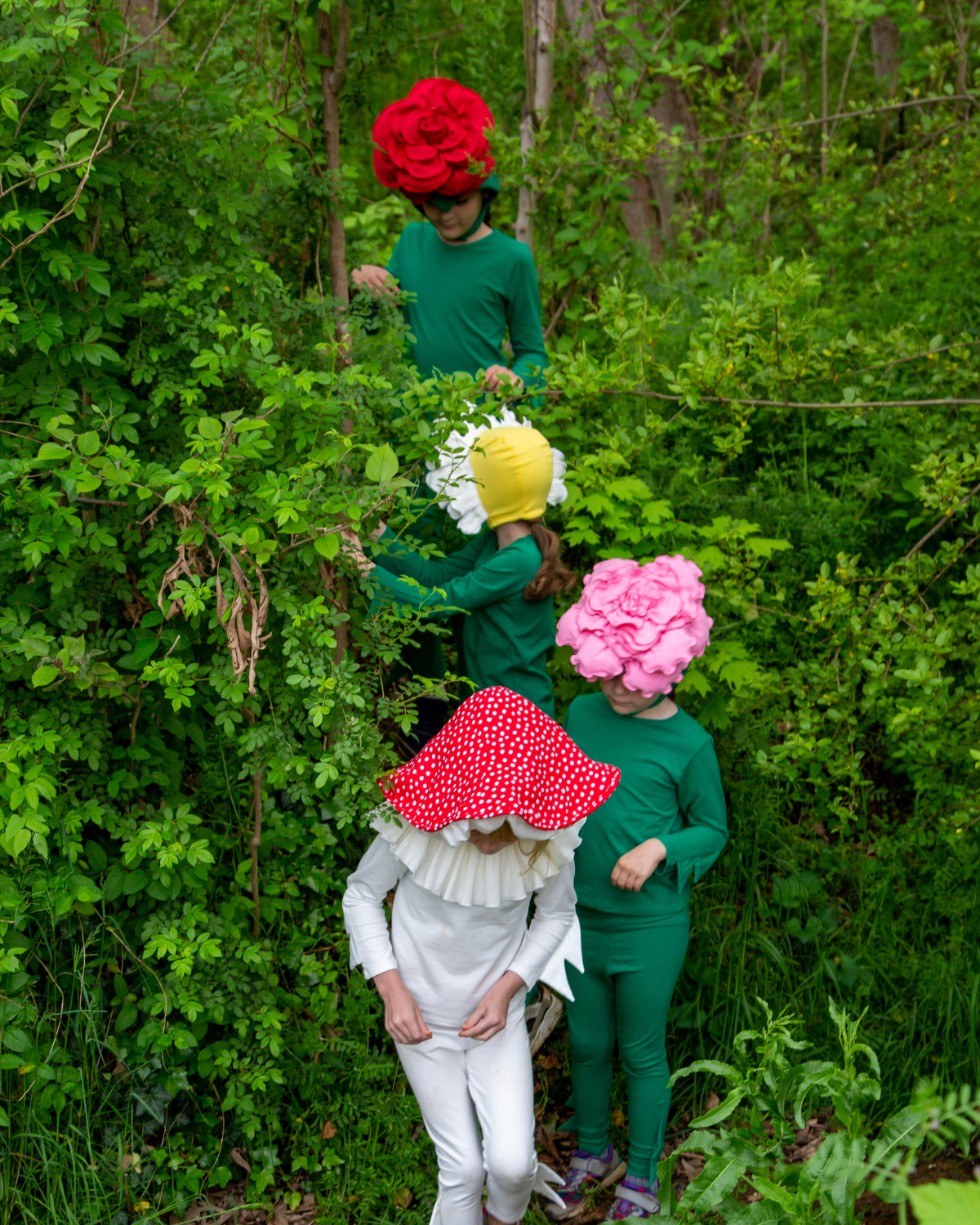 Band of the Wild Peony Flower Costume