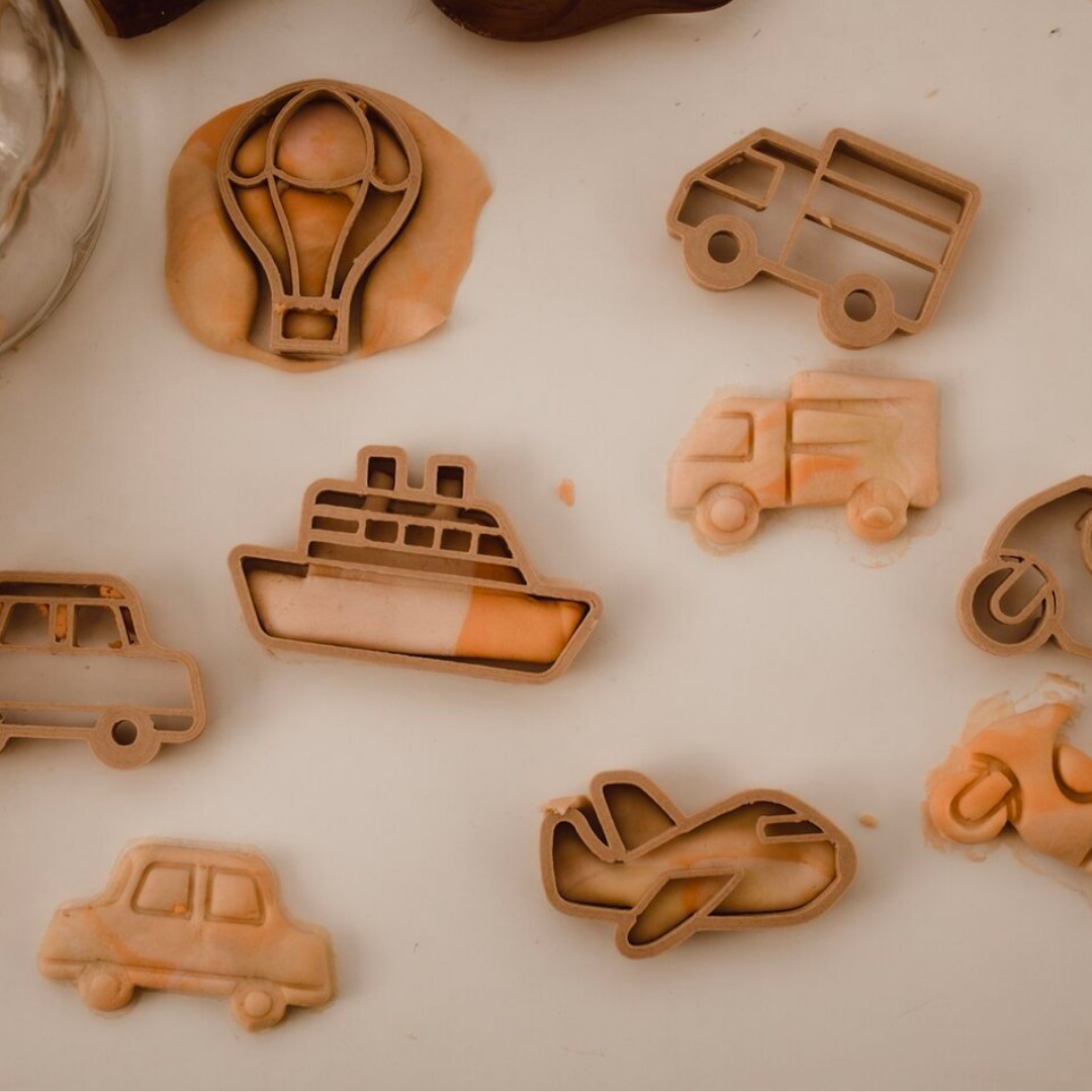 Mini Transport Eco Cutter Set (6 Pieces) | Playroom Avenue