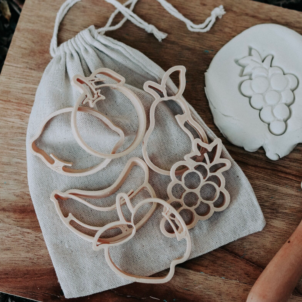 Mini Fruit Eco Cutter Set (6 Pieces) | Playroom Avenue