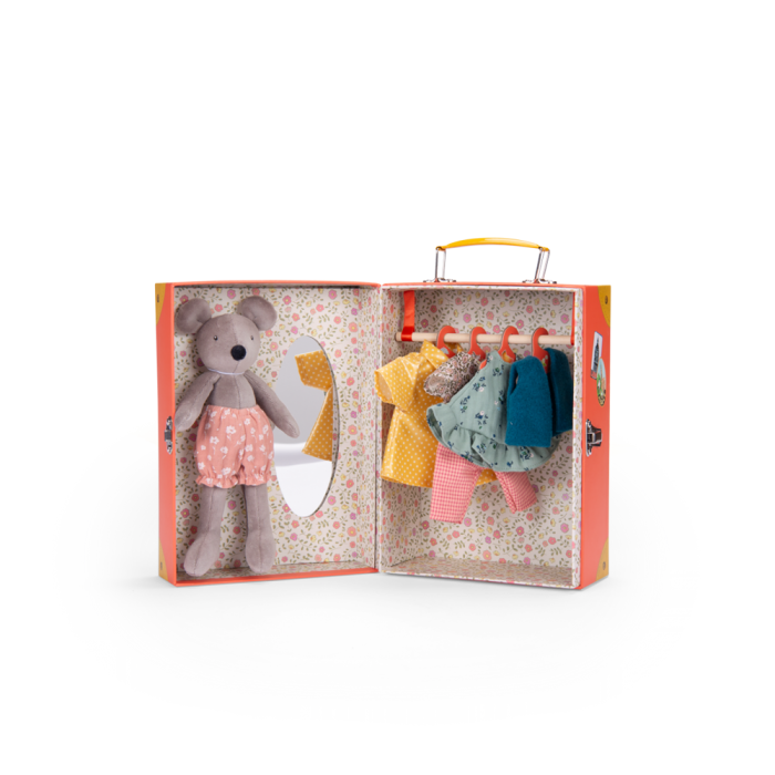 Moulin Roty Nini Little Wardrobe Suitcase - The Big Family | Playroom Avenue