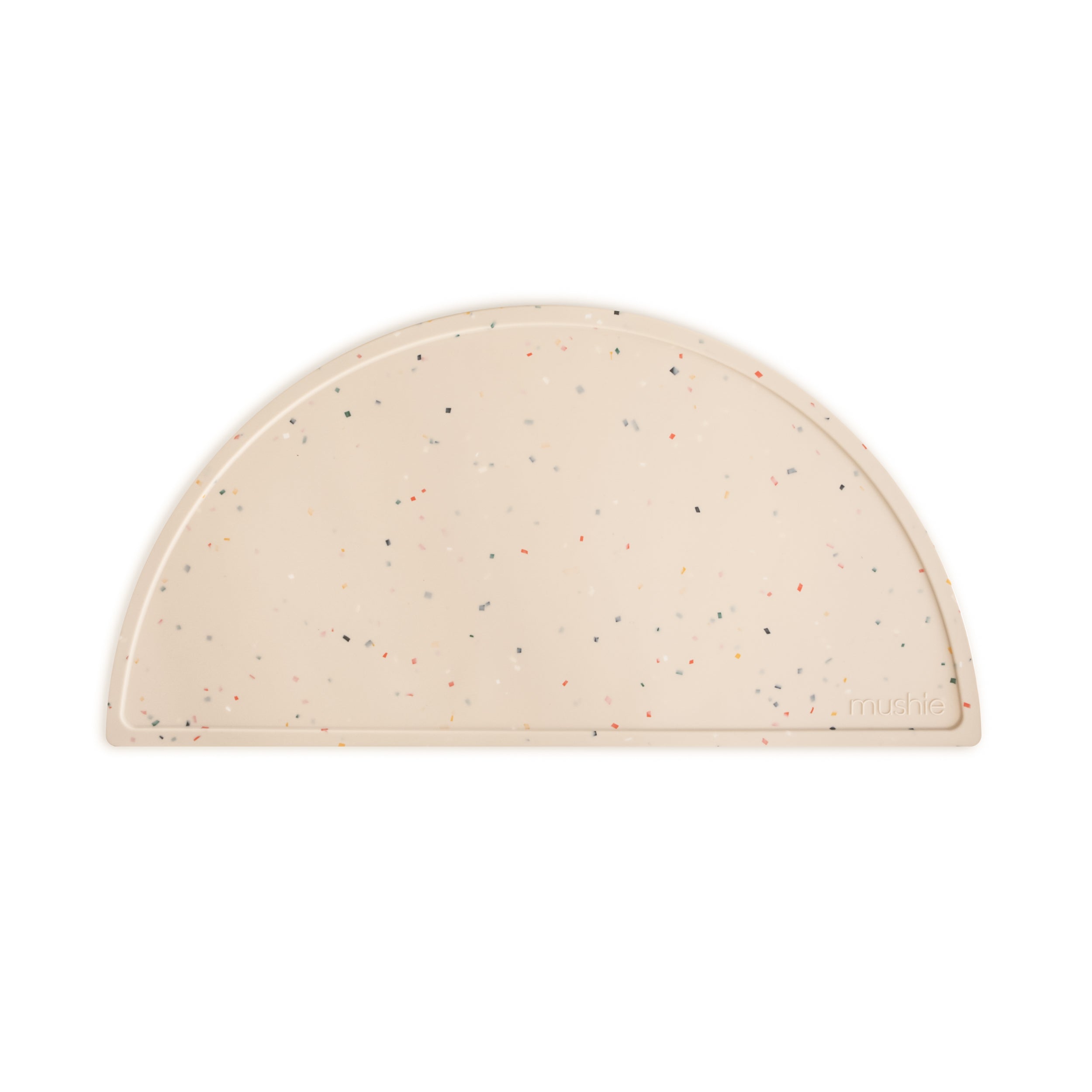 Mushie Silicone Placemat Vanilla Confetti | Playroom Avenue