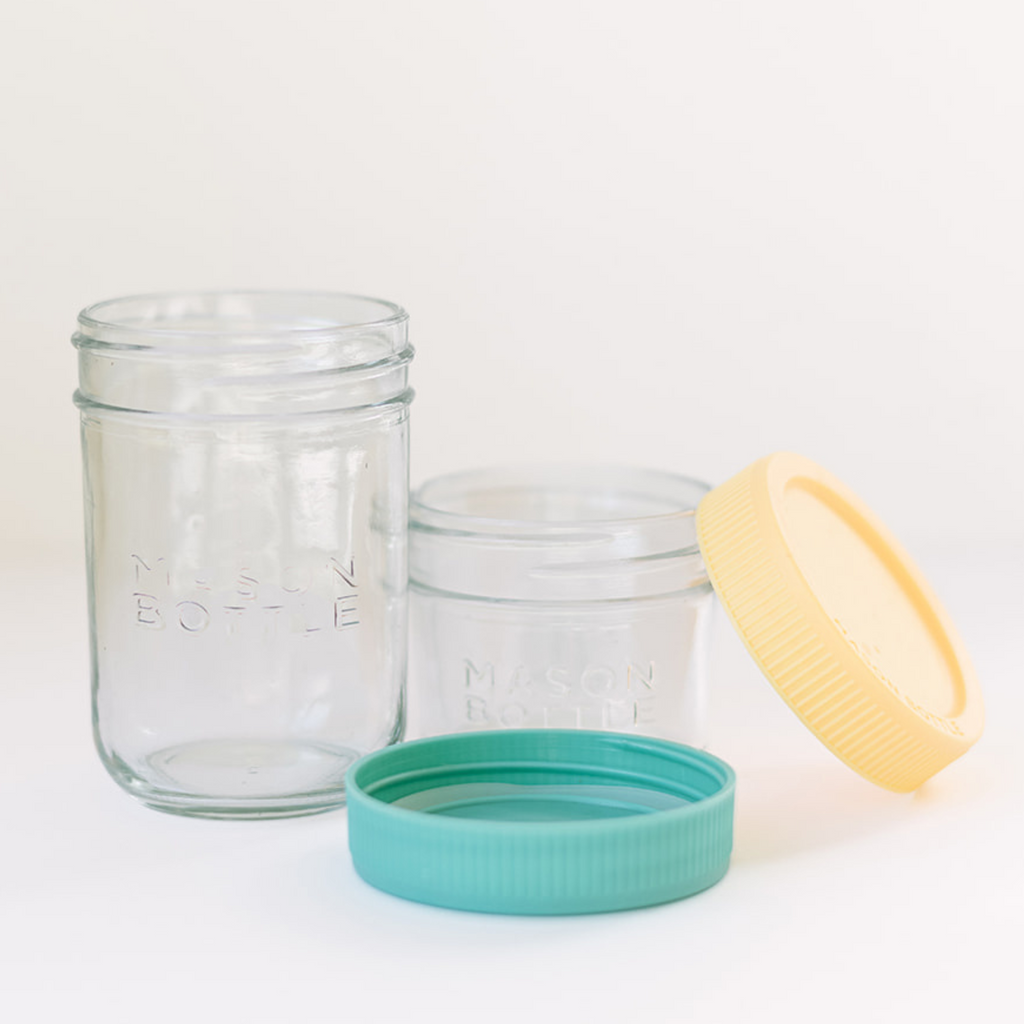 Mason Bottle Plastic Storage Lids | Playroom Avenue