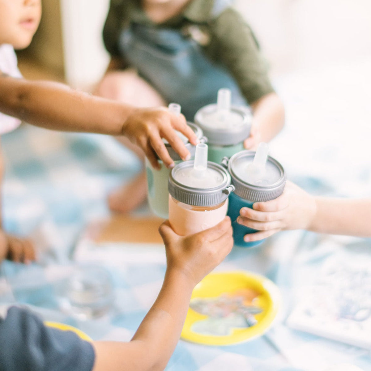 Mason Bottle Silicone Sleeve, 2 Pack | Playroom Avenue