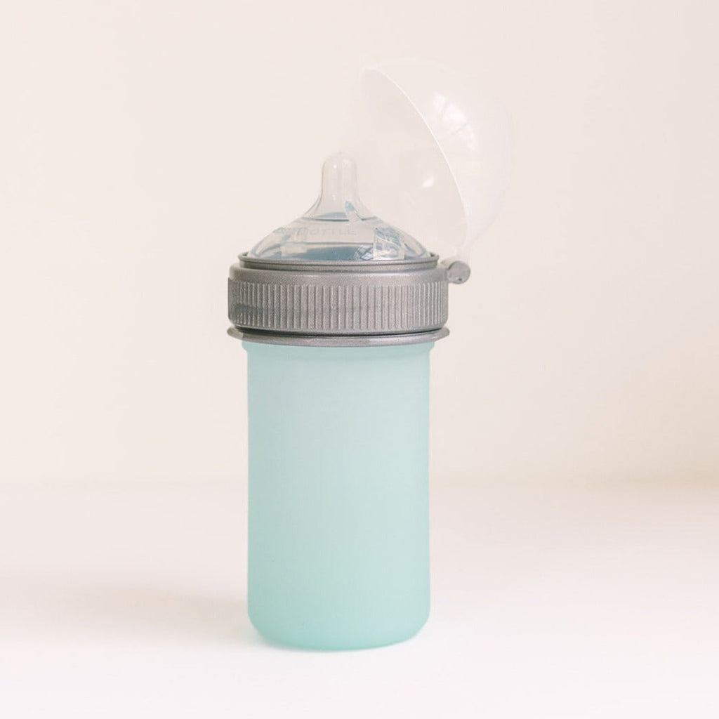 Mason Bottle Silicone Baby Bottle | Playroom Avenue