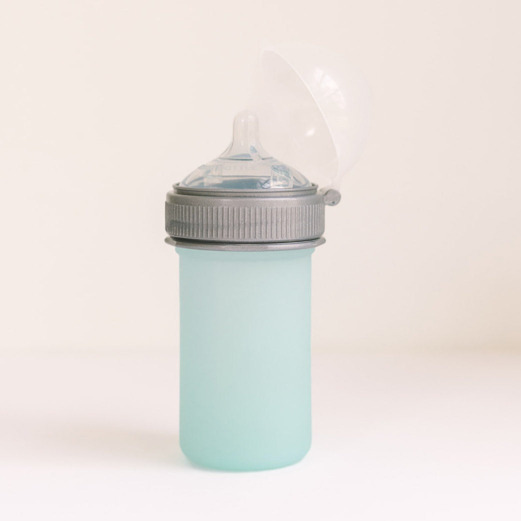 Mason Bottle Silicone Baby Bottle | Playroom Avenue