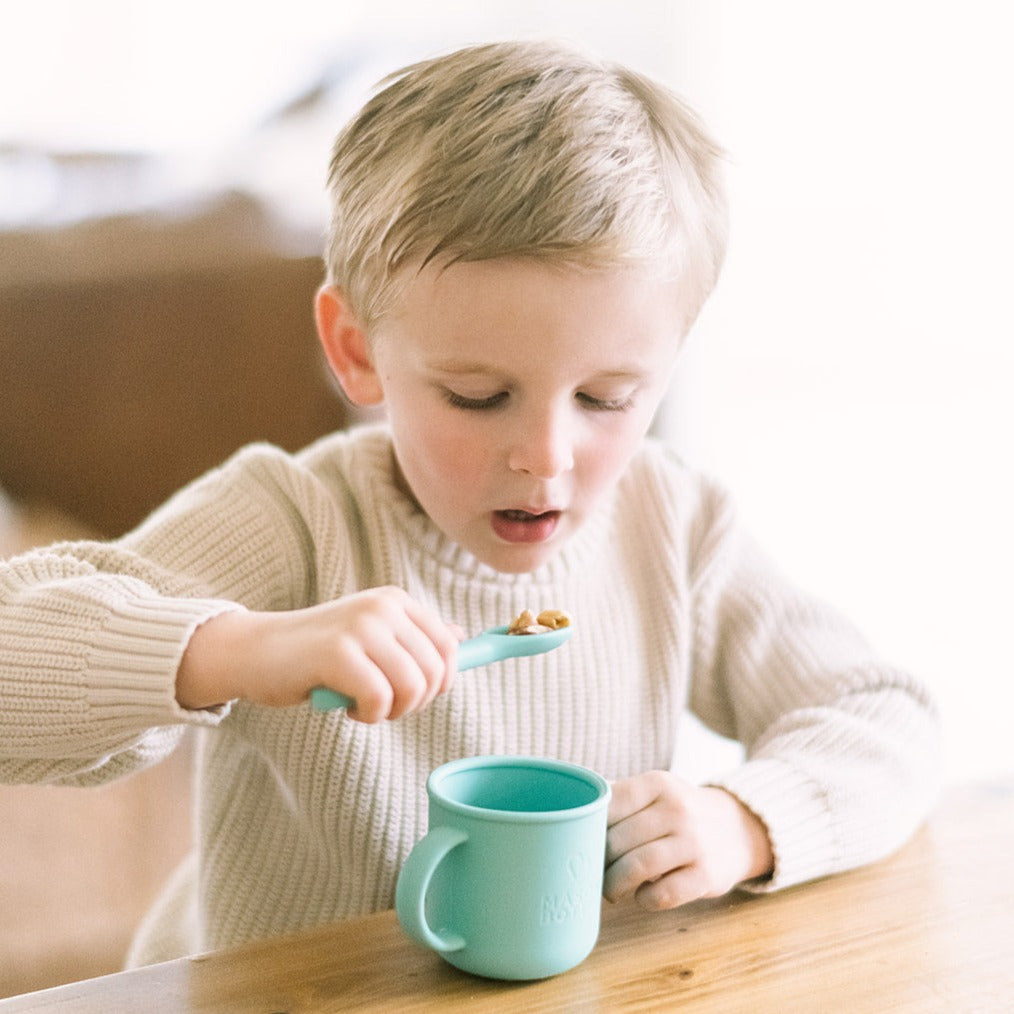 Mason Bottle Silicone Spoon Set | Playroom Avenue
