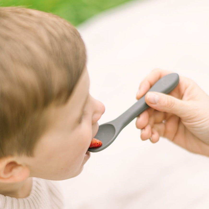 Mason Bottle Silicone Spoon Set | Playroom Avenue