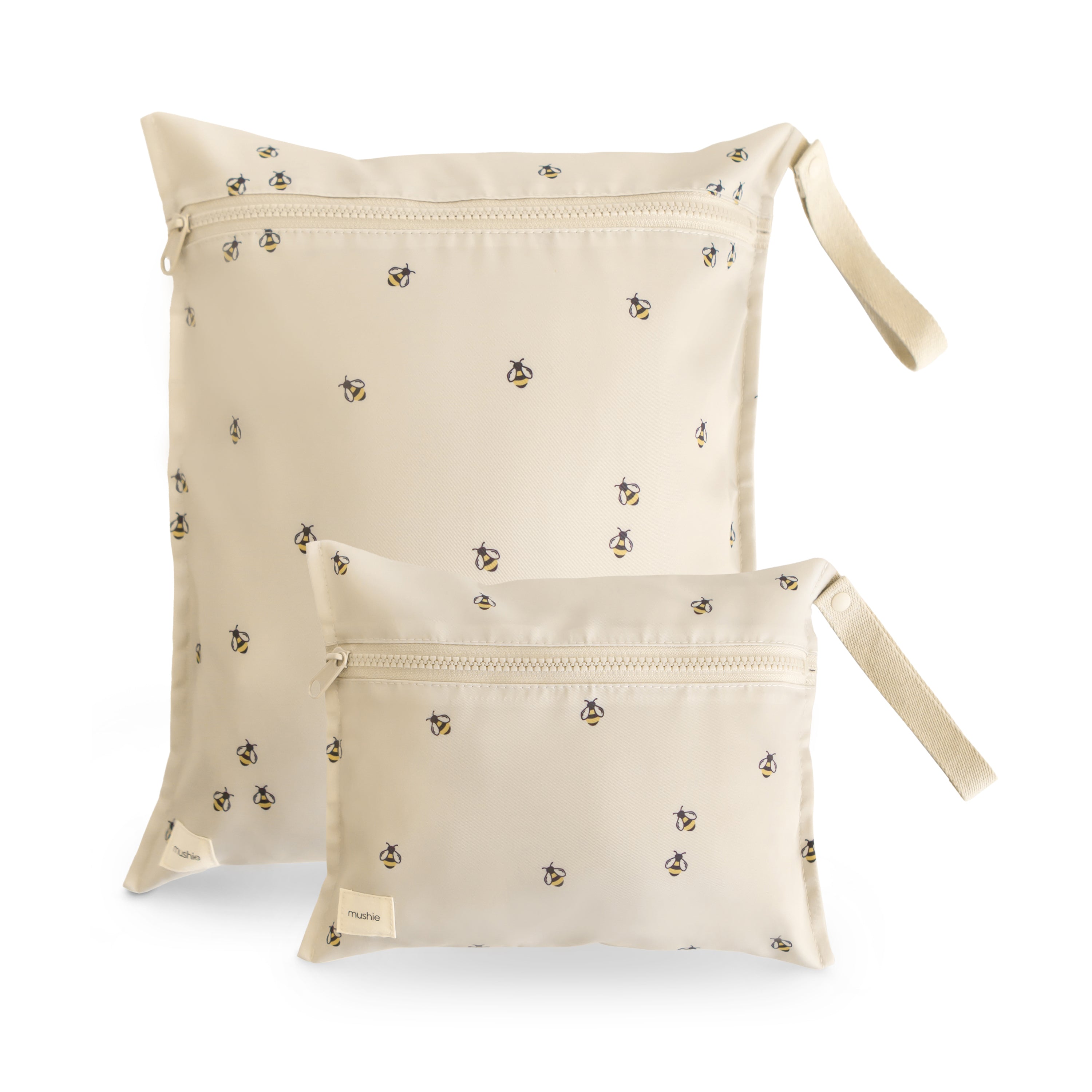 Mushie Water Resistant Wet Bag Bees | Playroom Avenue
