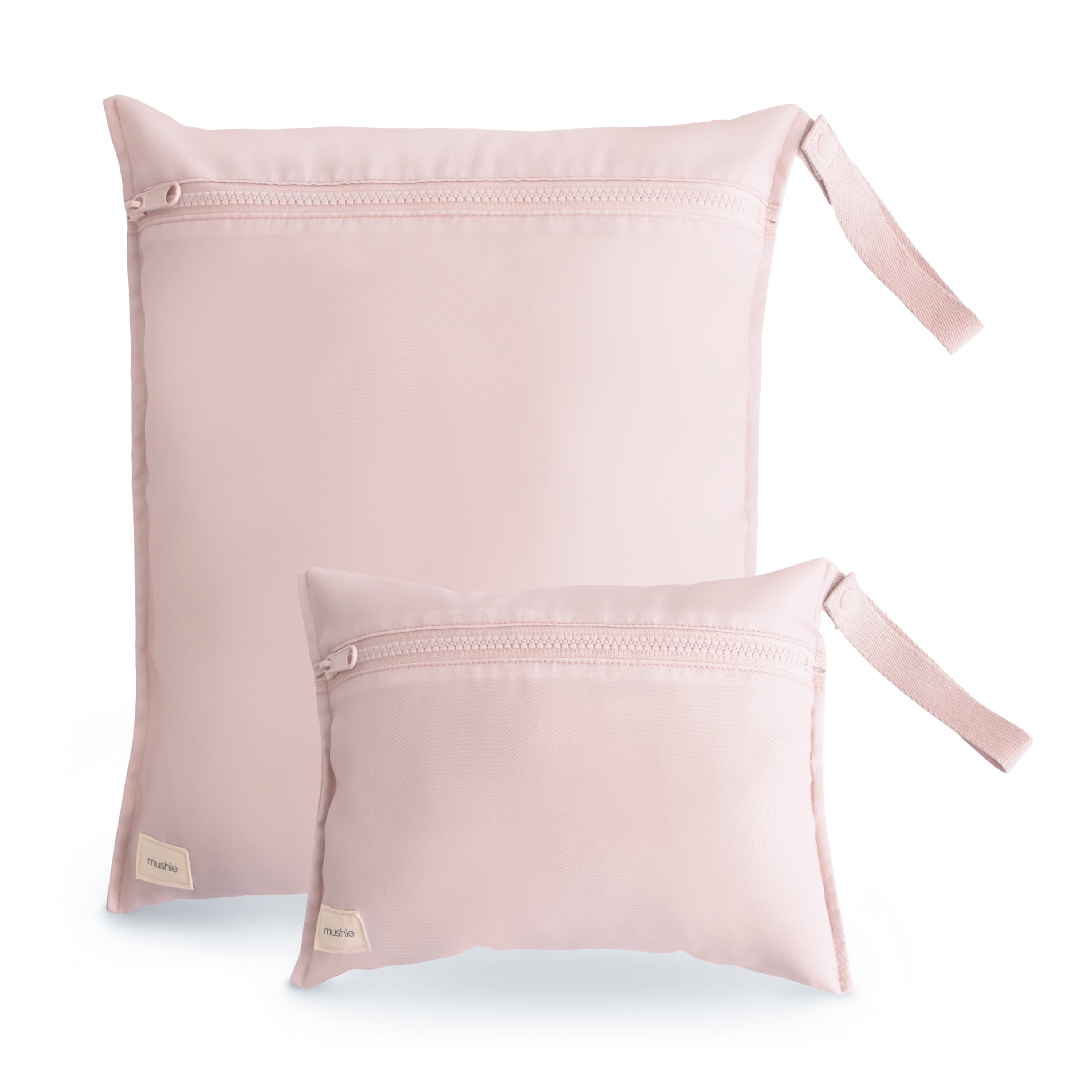 Mushie Water Resistant Wet Bag Blush | Playroom Avenue