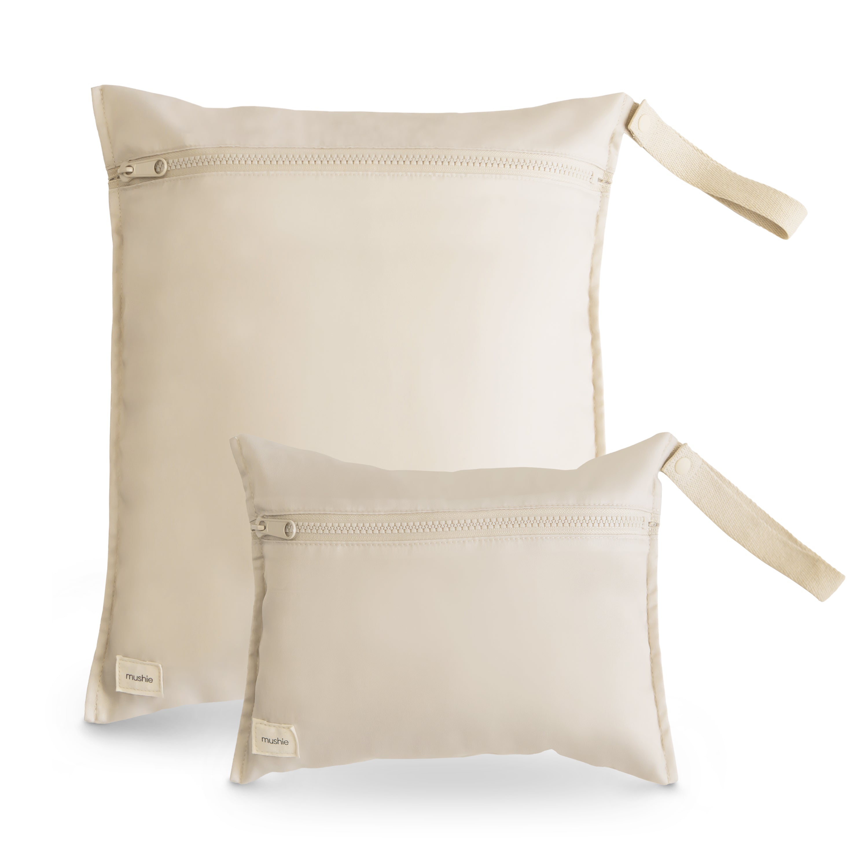 Mushie Water Resistant Wet Bag Fog | Playroom Avenue
