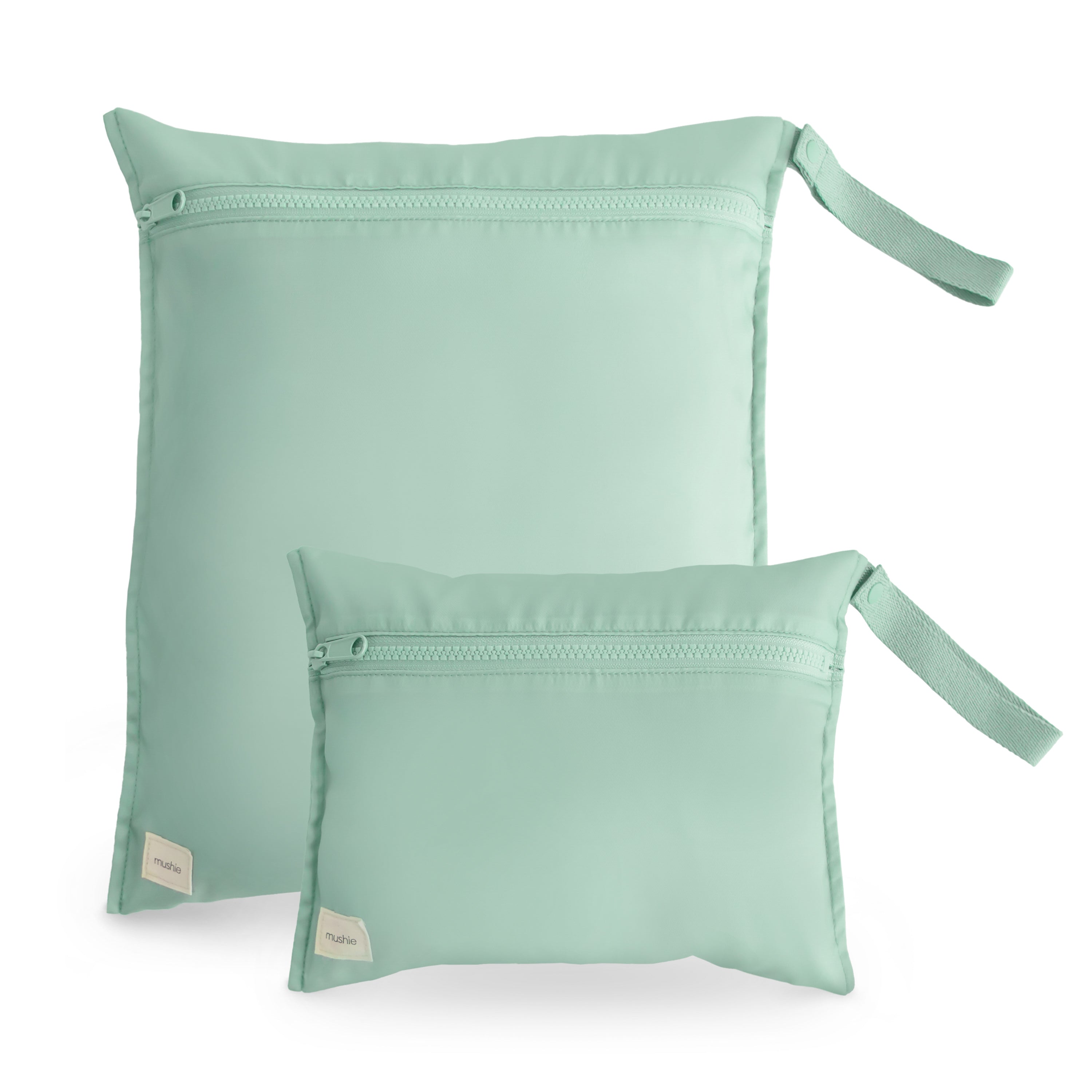 Mushie Water Resistant Wet Bag Roman Green | Playroom Avenue