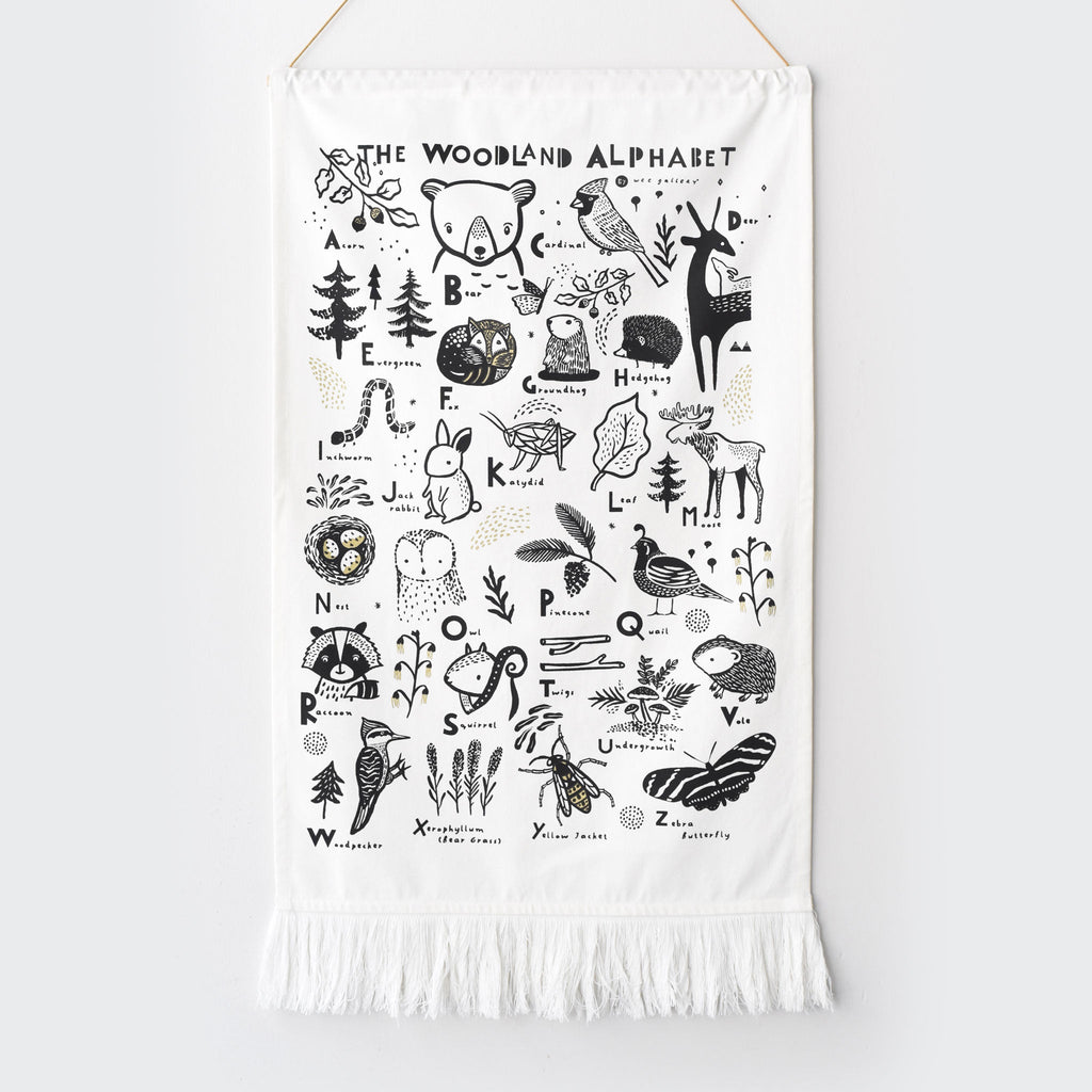 Wee Gallery Woodland Alphabet Tapestry | Playroom Avenue